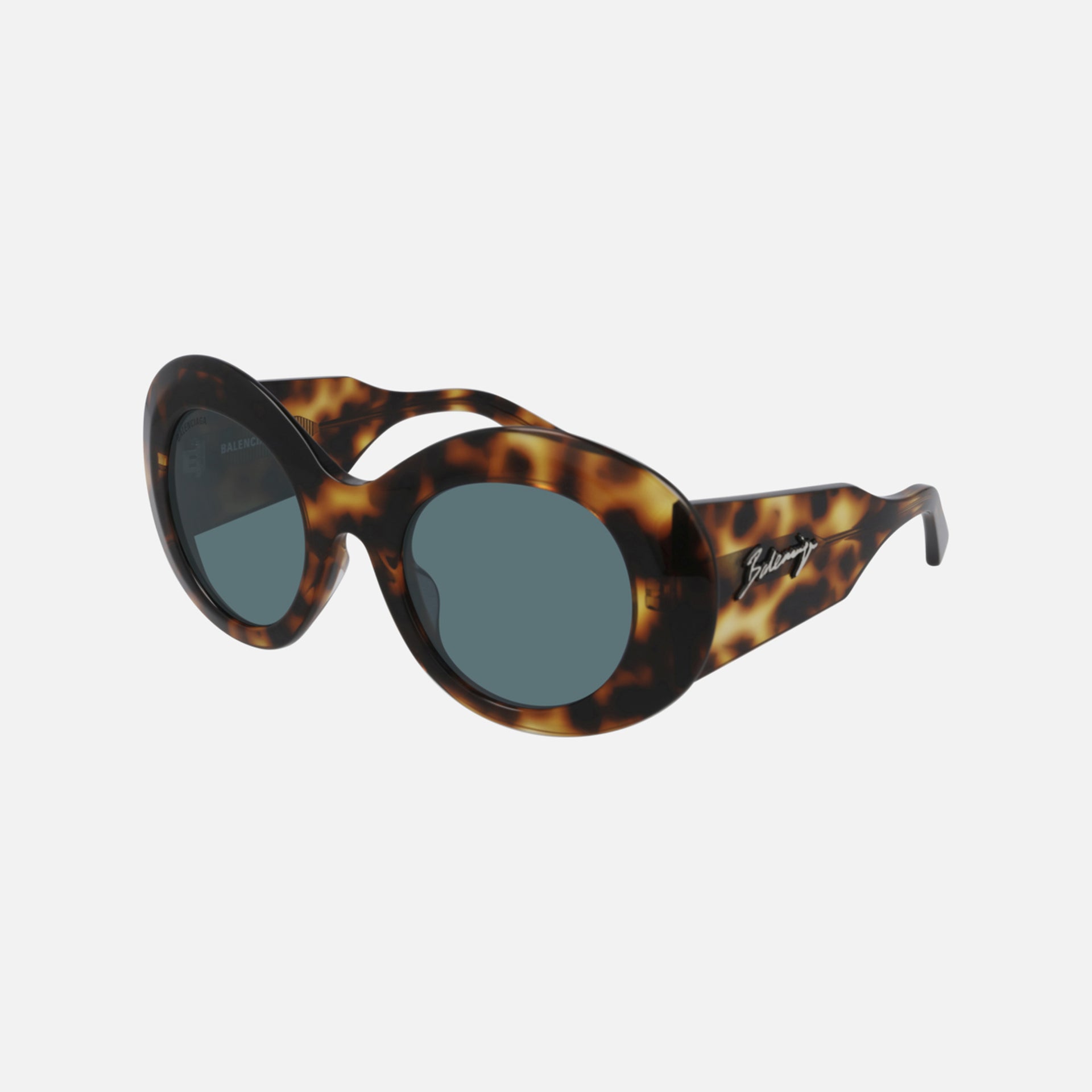 Balenciaga XL Oval Frame - Tortoise