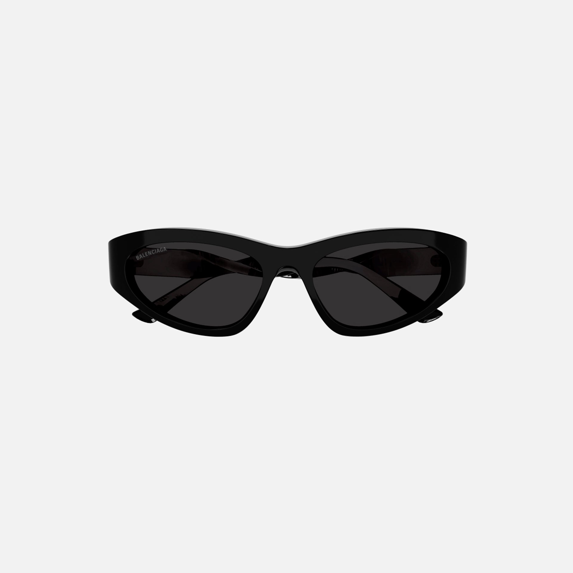 Balenciaga Oval Cat Eye Sunglasses - Black