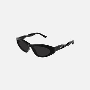 Balenciaga Oval Cat Eye Sunglasses - Black