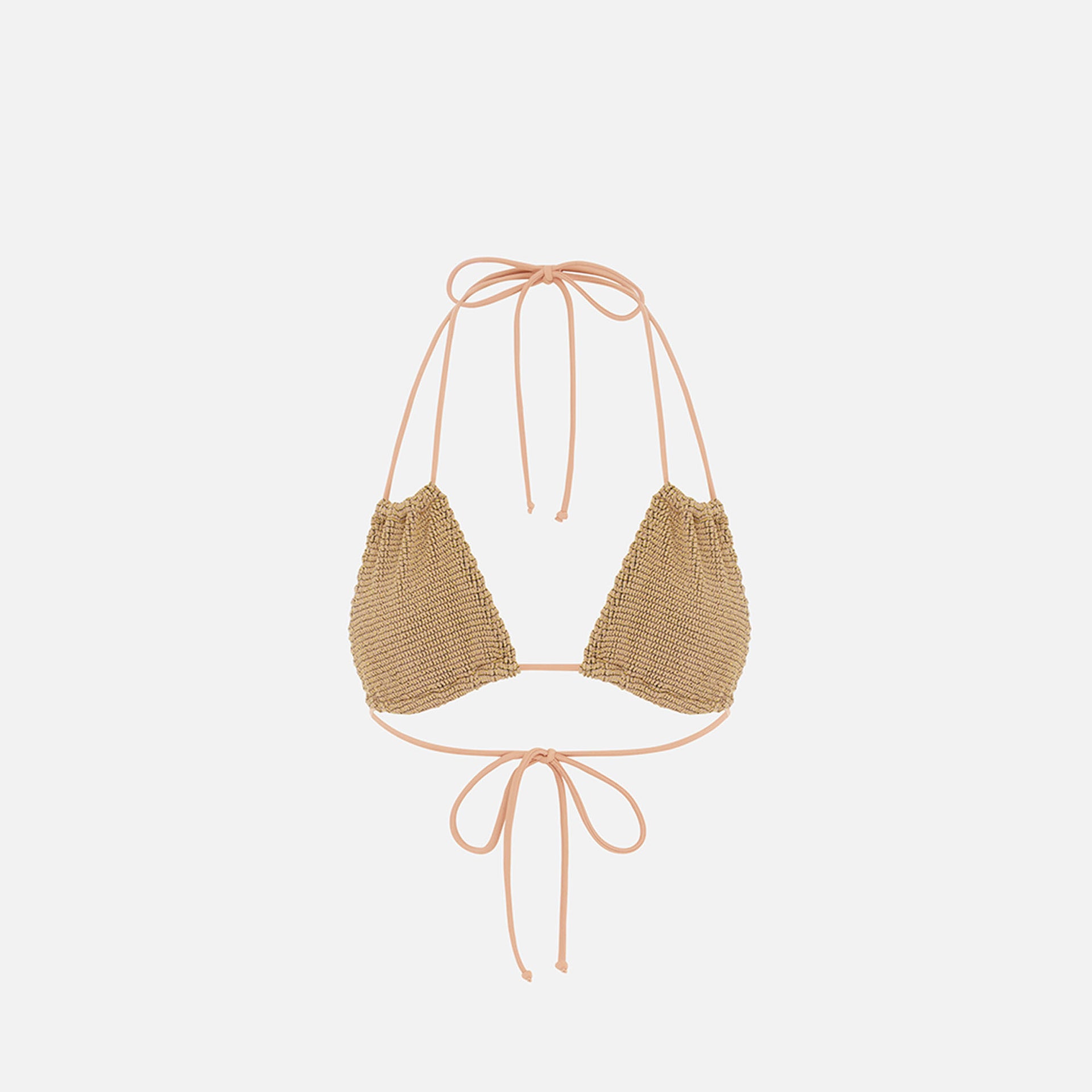 Bond Eye Andy Triangle Top - Fawn Lurex