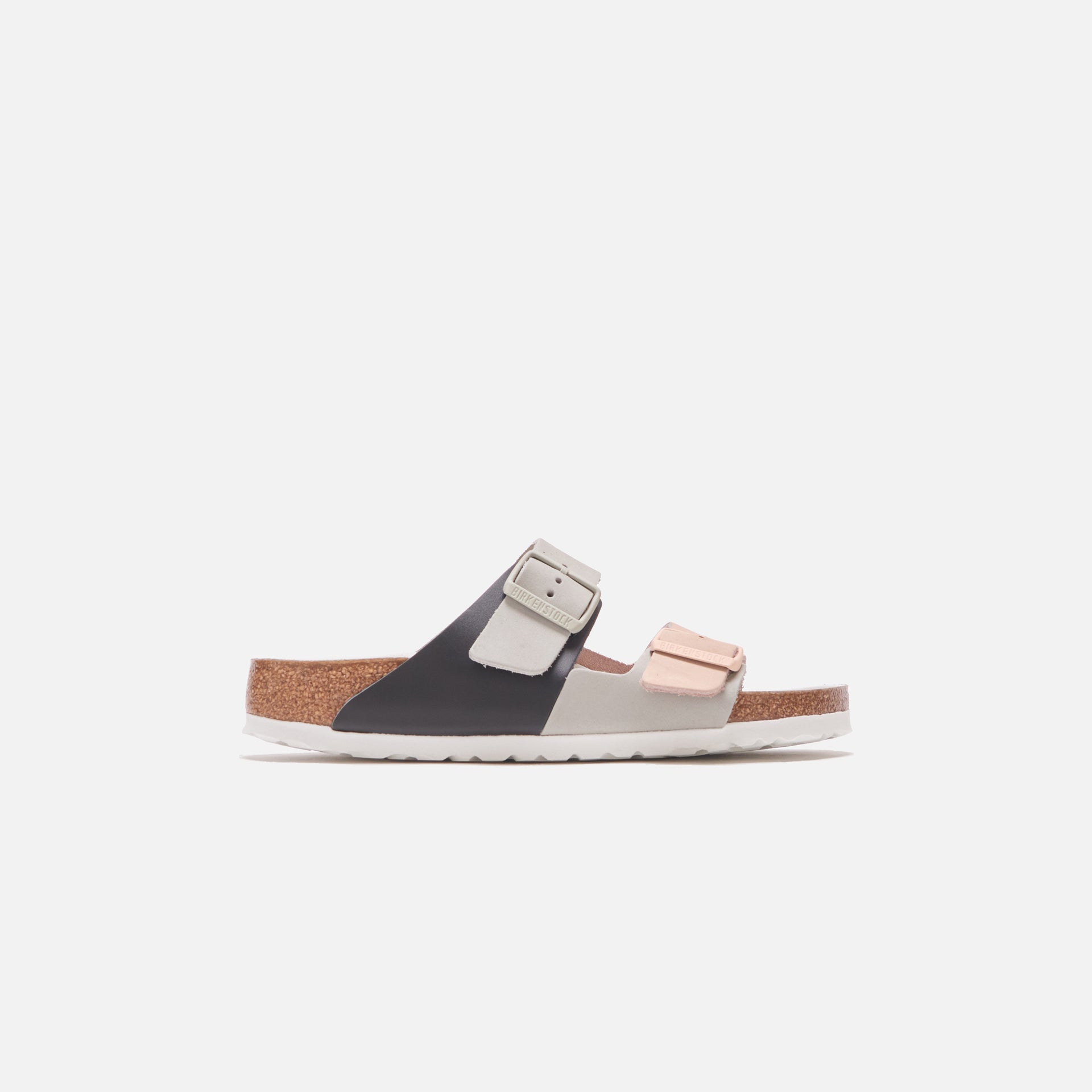 Birkenstock Arizona Split Hex Nubuck Leather - Mineral / Light Rose