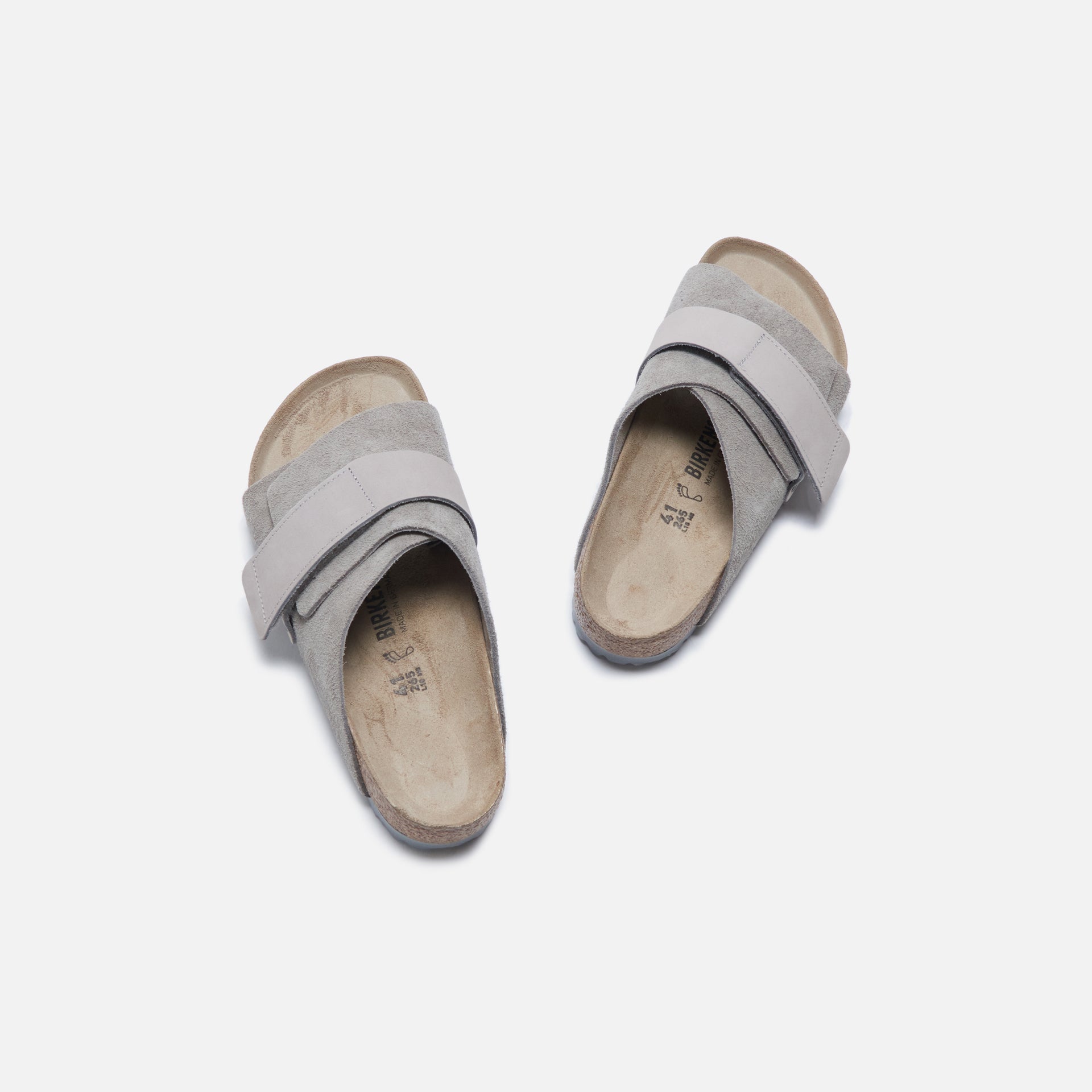 Birkenstock Kyoto Suede - Stone Coin / Grey