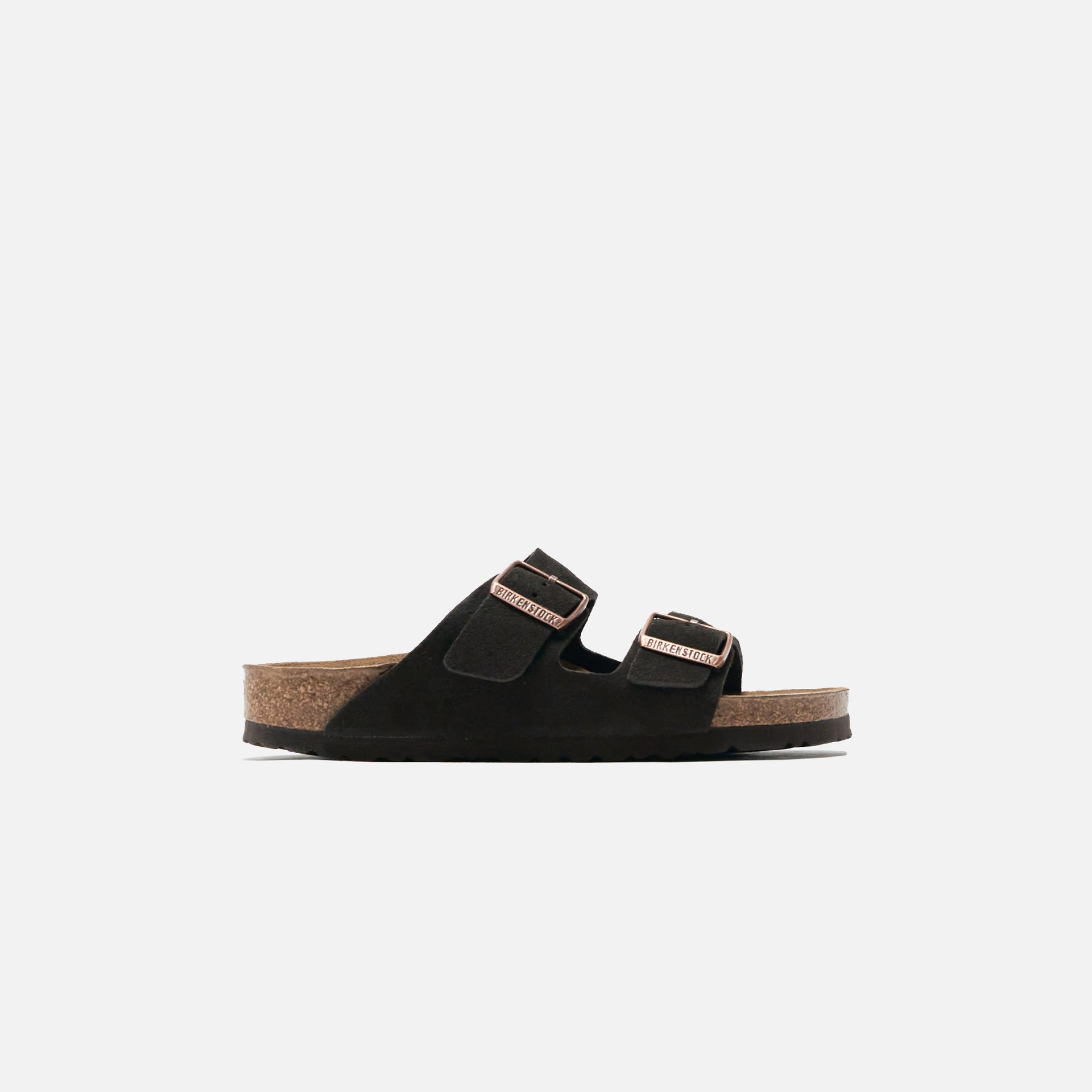 Birkenstock WMNS Arizona Soft Footbed Suede Sandals - Mocha