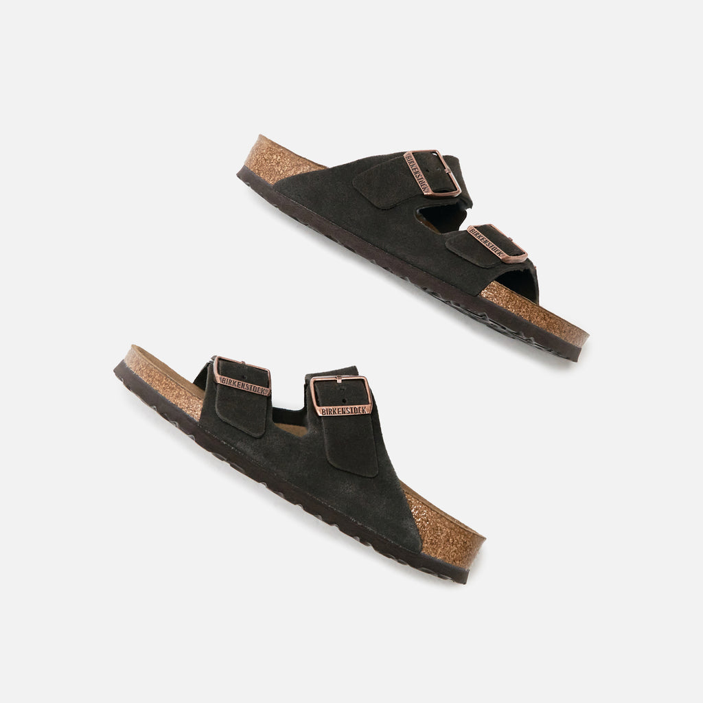 Birkenstock WMNS Arizona Soft Footbed Suede Sandals - Mocha – Kith