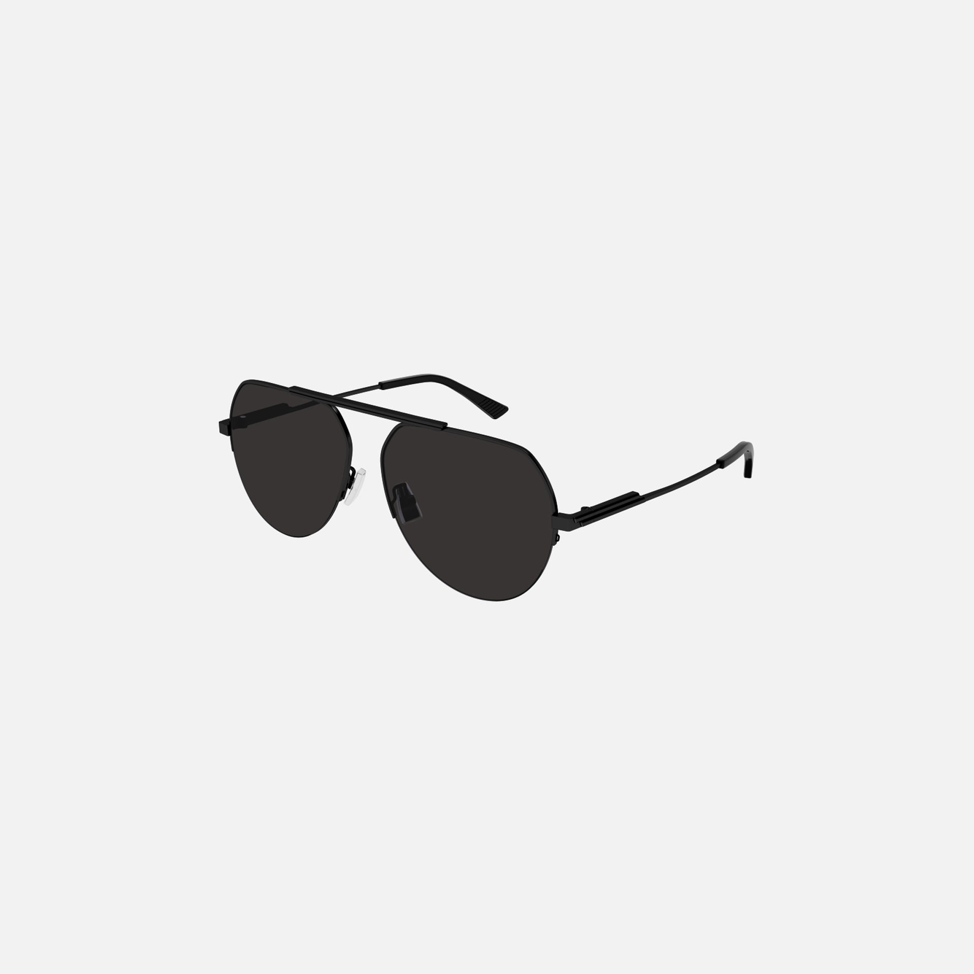 Bottega Veneta Rounded Aviator - Black