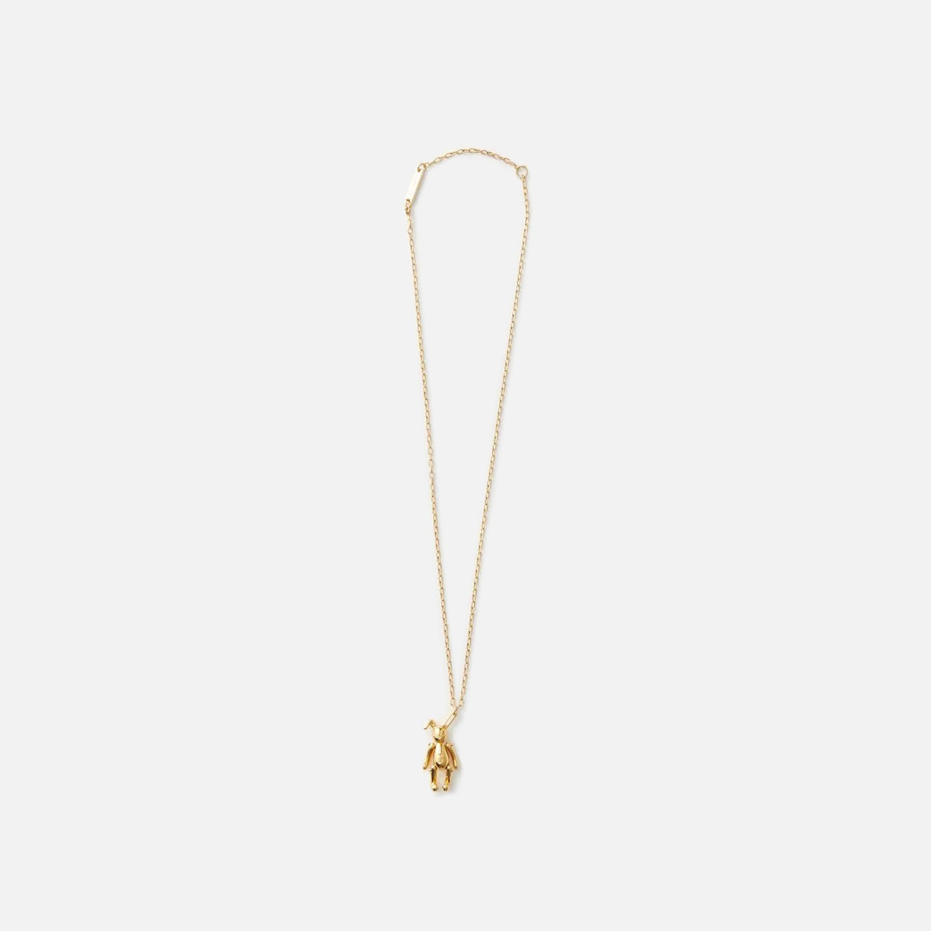 Ambush Bunny Charm Necklace - Gold