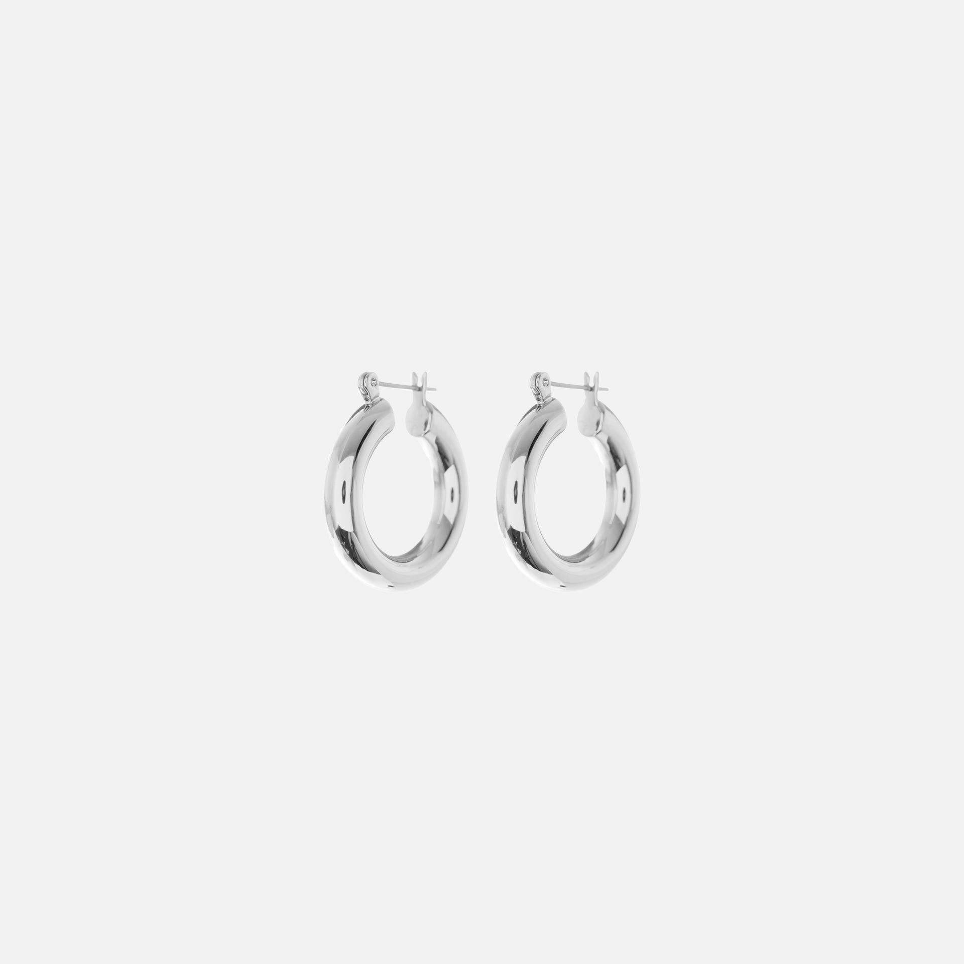 Luv AJ Baby Amalfi Hoop Earrings - Silver