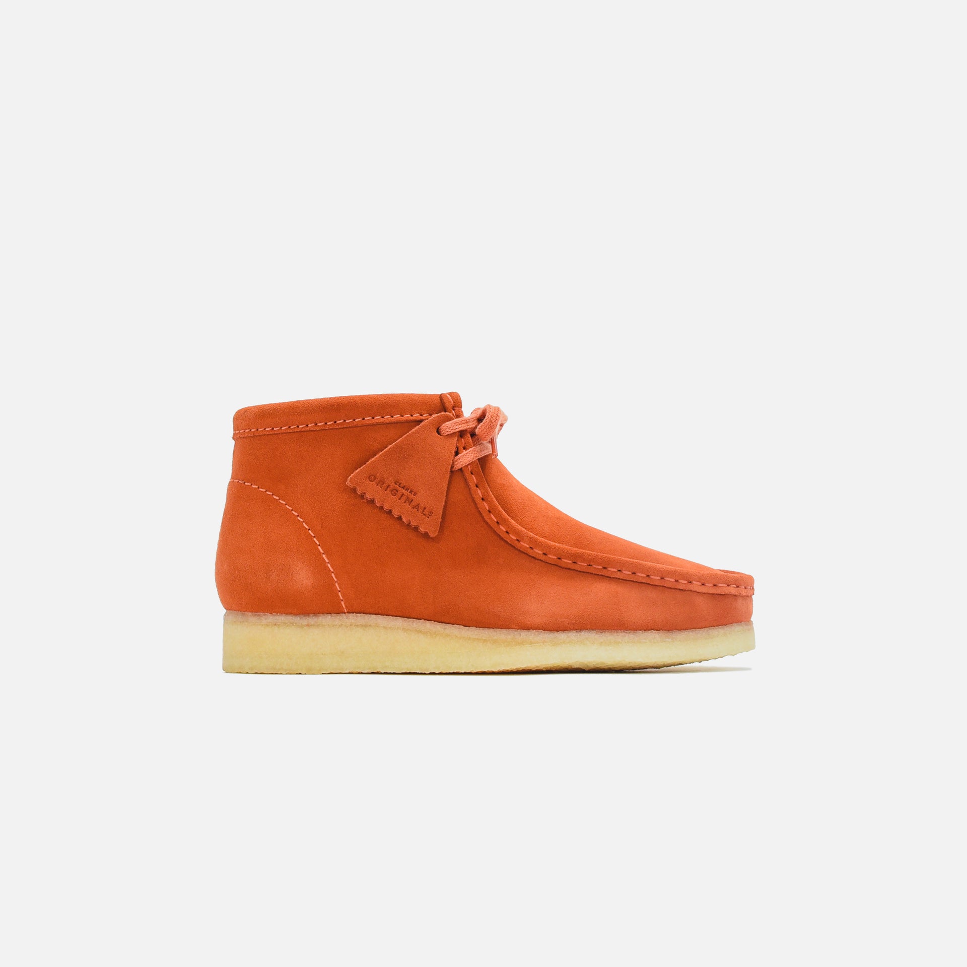Clarks Wallabee Boot - Burnt Orange Suede