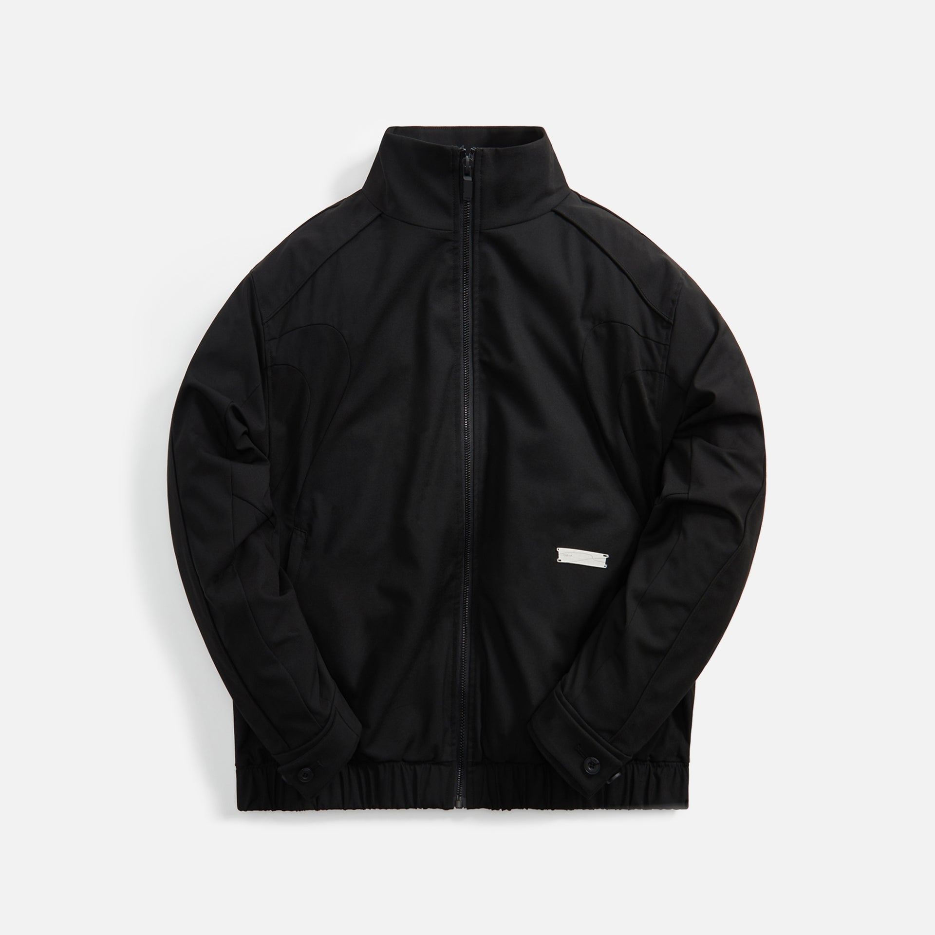 C2H4 Panelled Streamline Tailored Track Jacket - Black