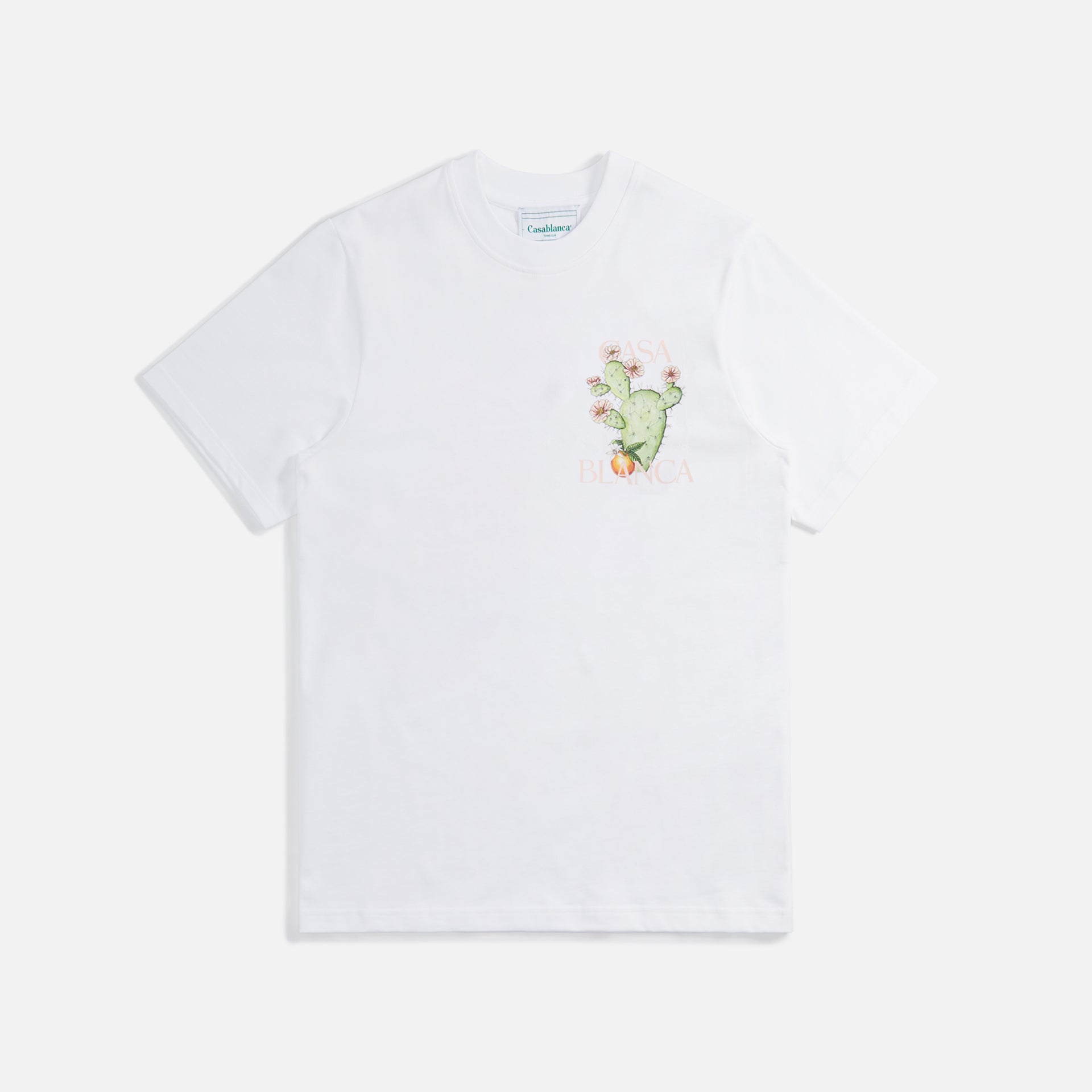 Casablanca Printed Tee - Cactus Et Orange