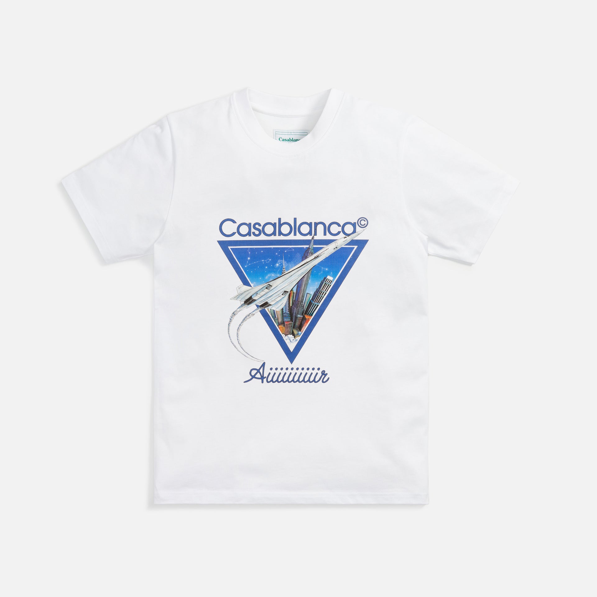 Casablanca Aiiiiir Printed Tee - White