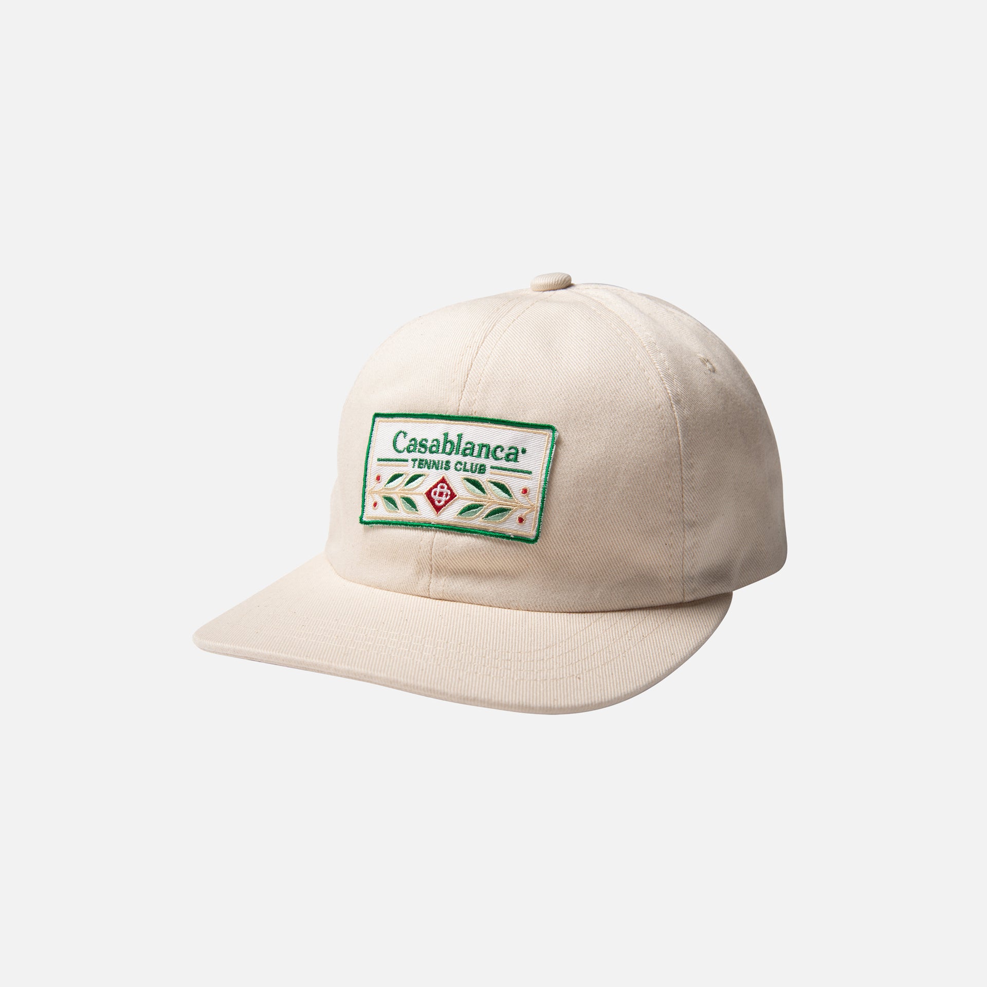 Casablanca Laurel Patch Cap - Off White