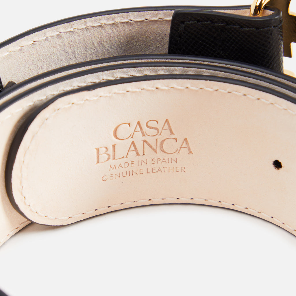 Casablanca Casa Cowboy Colour-Block Leather Belt