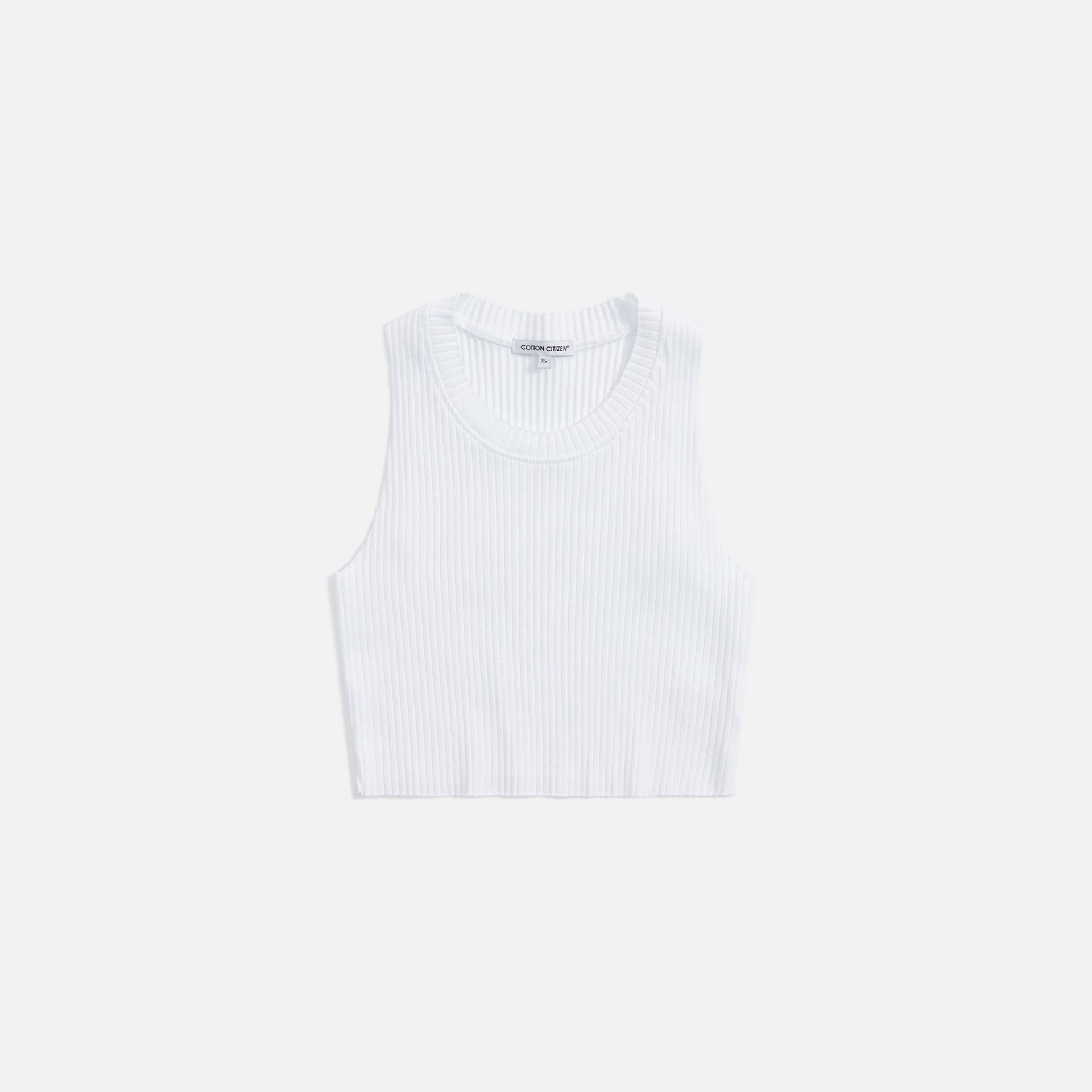 Cotton Citizen Ibiza Crop Tank - White