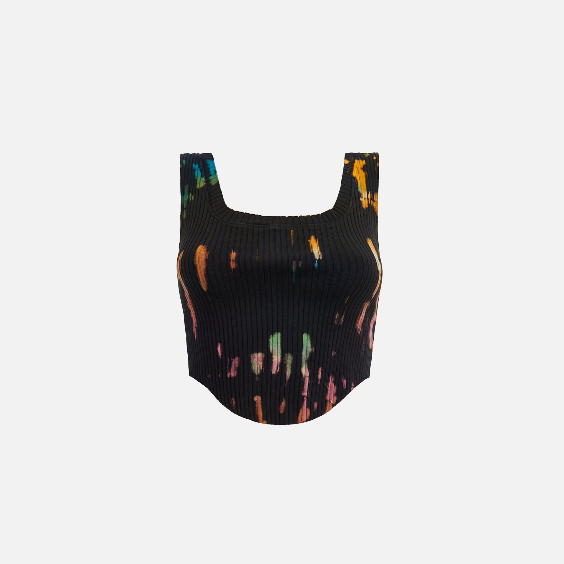 Cotton Citizen Ibiza Square Neck Tank - Multicolor Stripe
