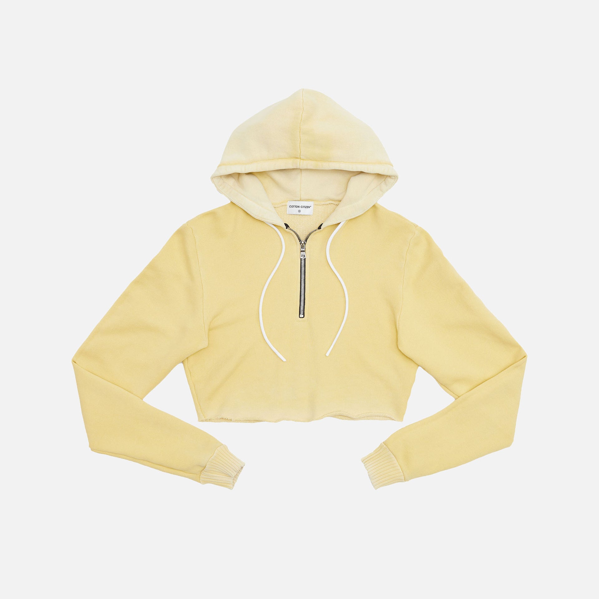 Cotton Citizen Brooklyn Crop Zip - Butter