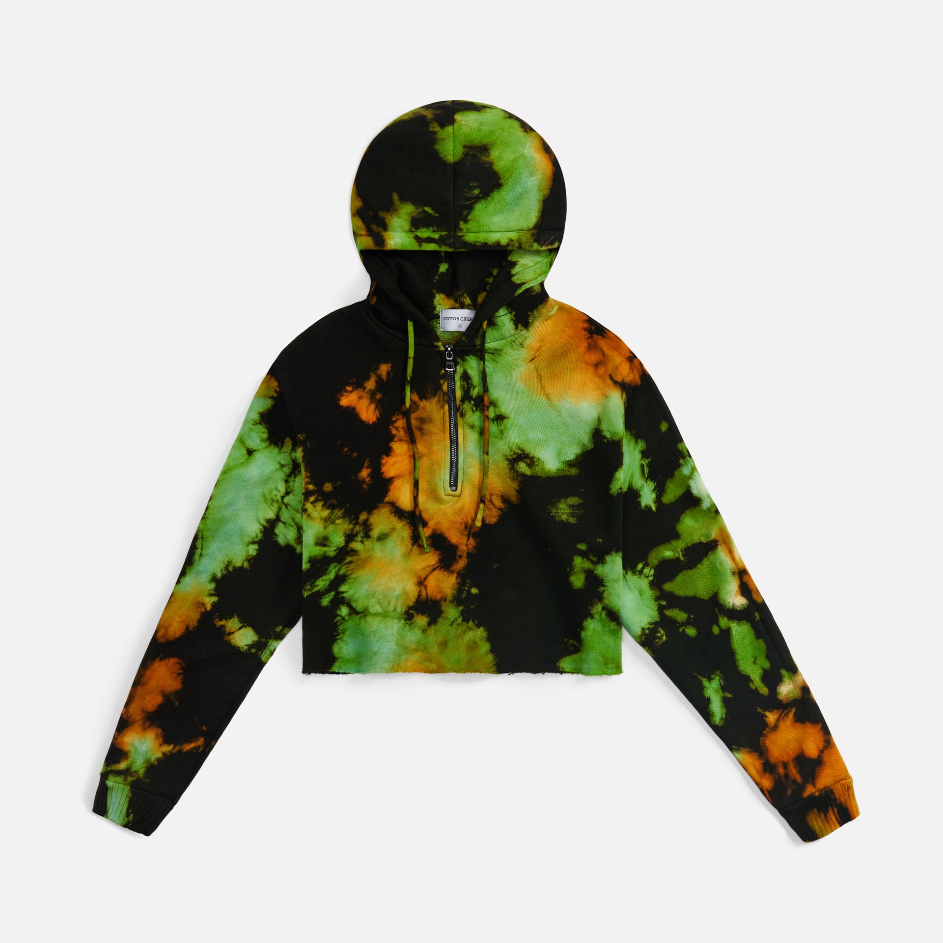 Cotton Citizen Brooklyn Crop Zip - Kiwi Blast