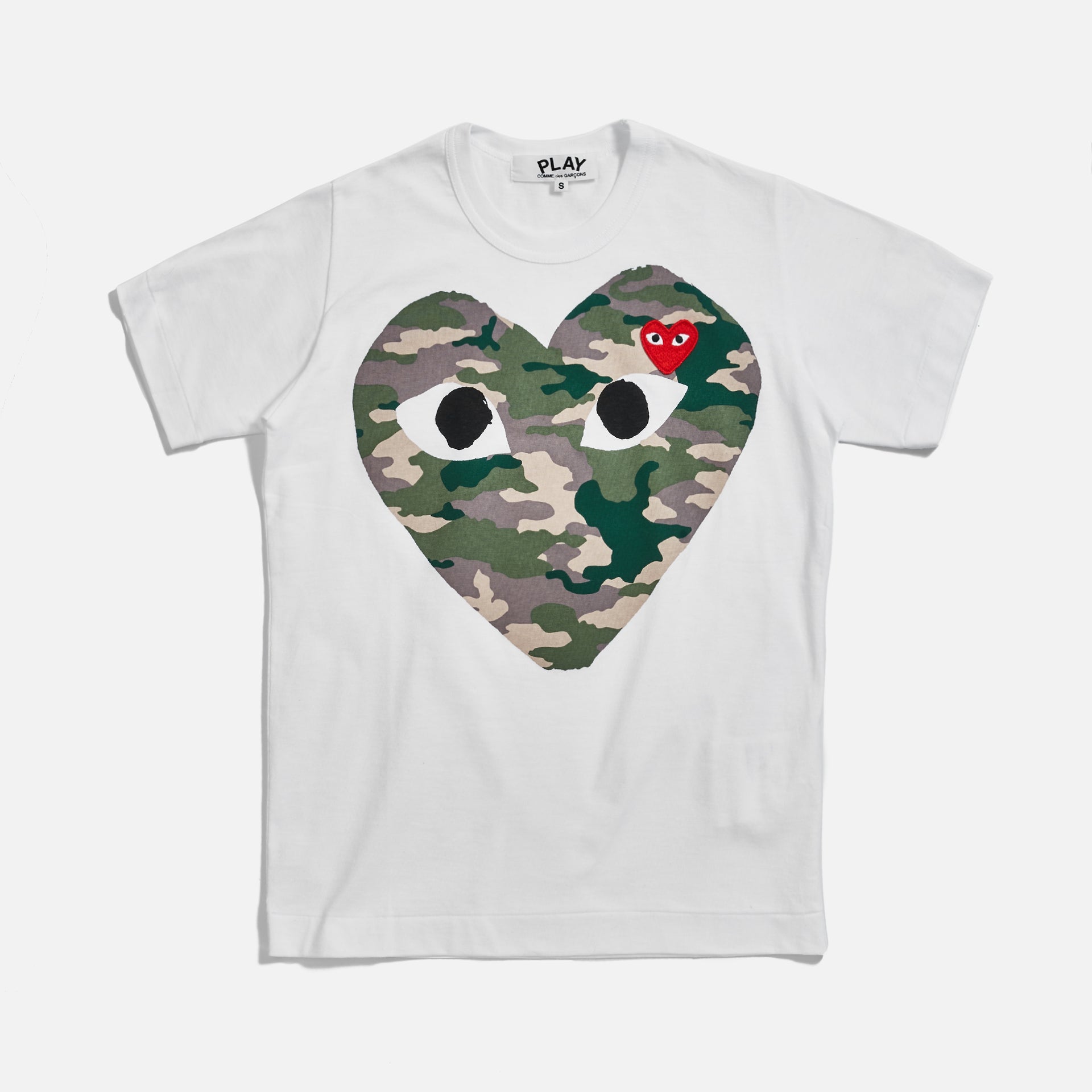 Comme des Garçons WMNS Tee - White / Camo