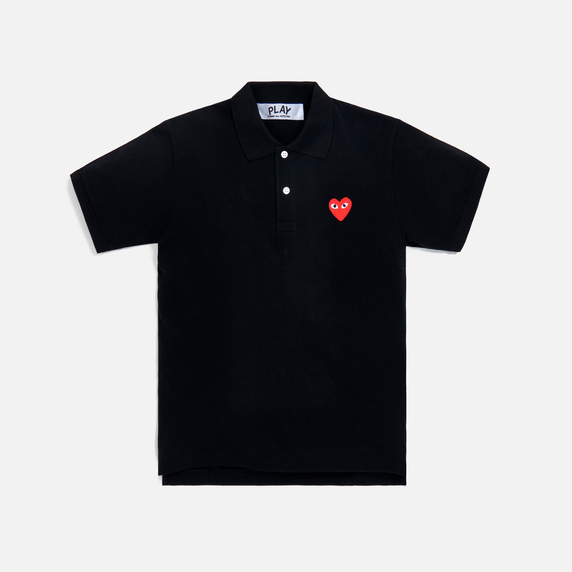 Comme Des Garçons Play Polo Shirt - Black