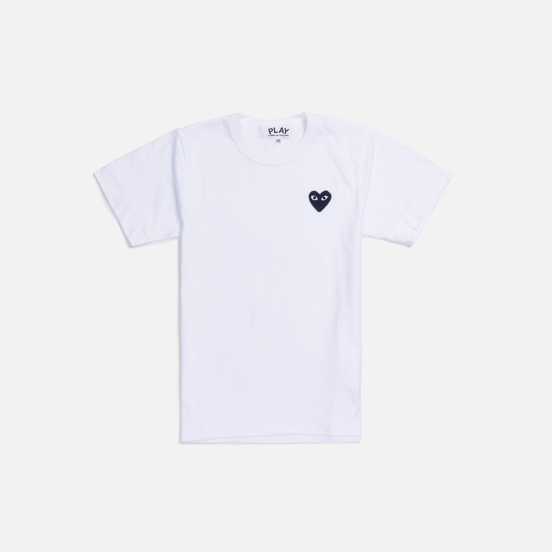 CDG Pocket Play w/ Heart Tee - White / Black