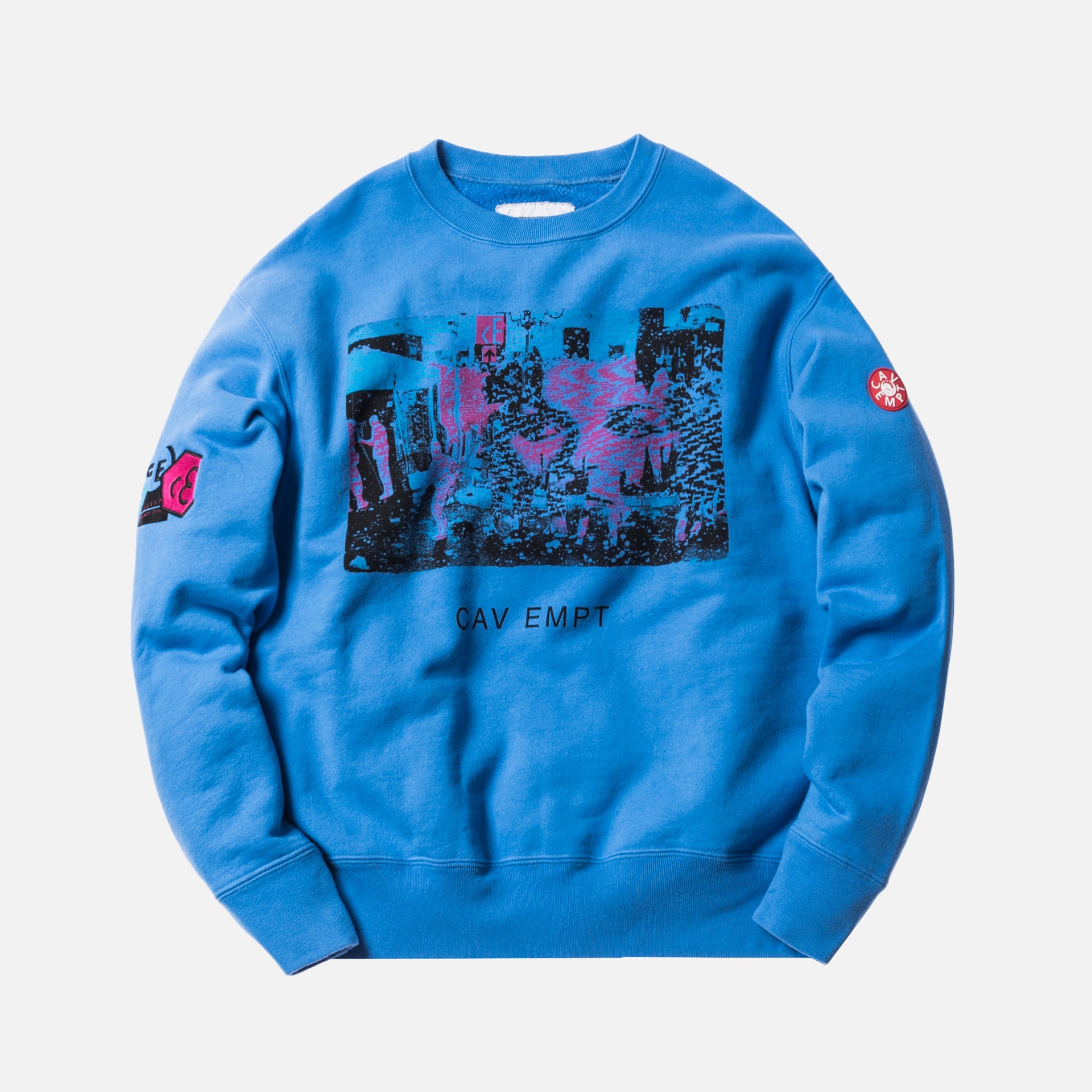 Cav Empt Card 17 Crewneck - Blue