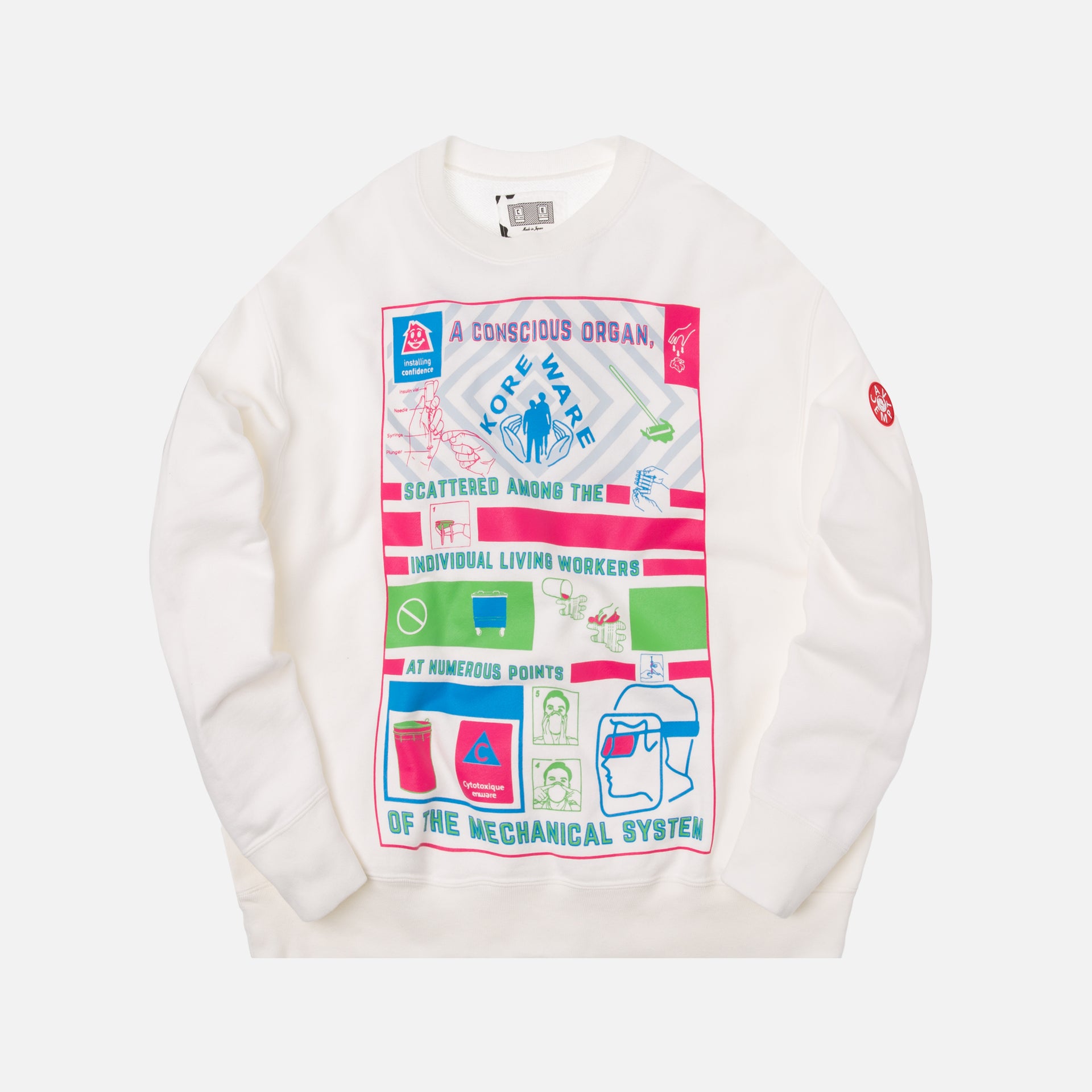 Cav Empt Conscious Organ Crewneck - White