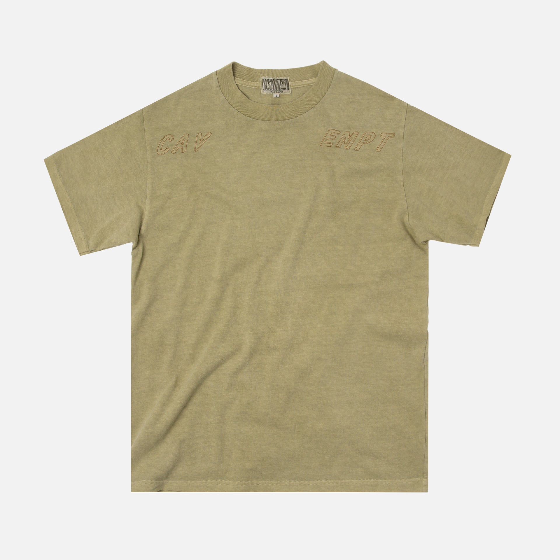 Cav Empt Overdye Bold Cav Empt Tee - Beige