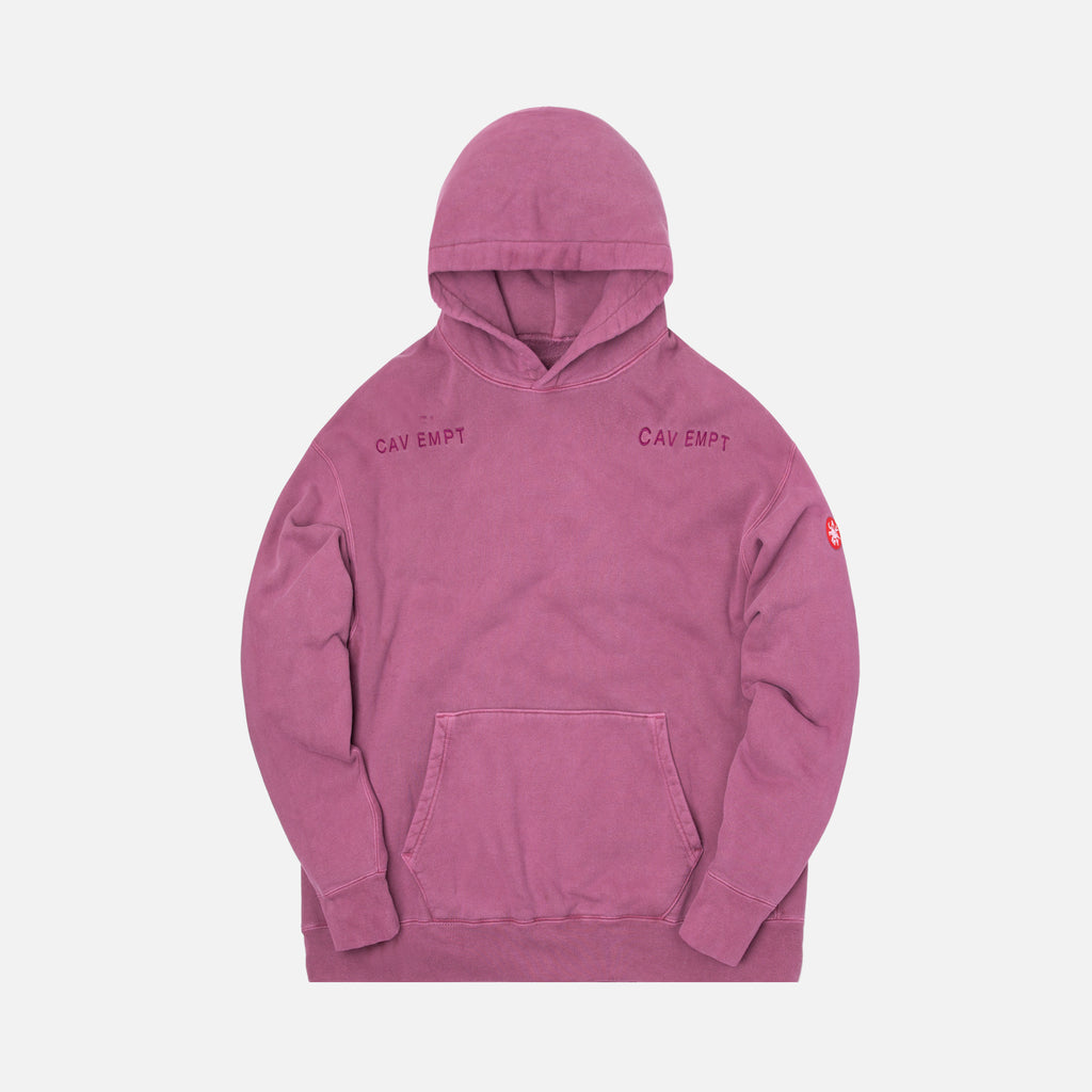 Cav Empt Overdye Smoky Heavy Hoody Pink