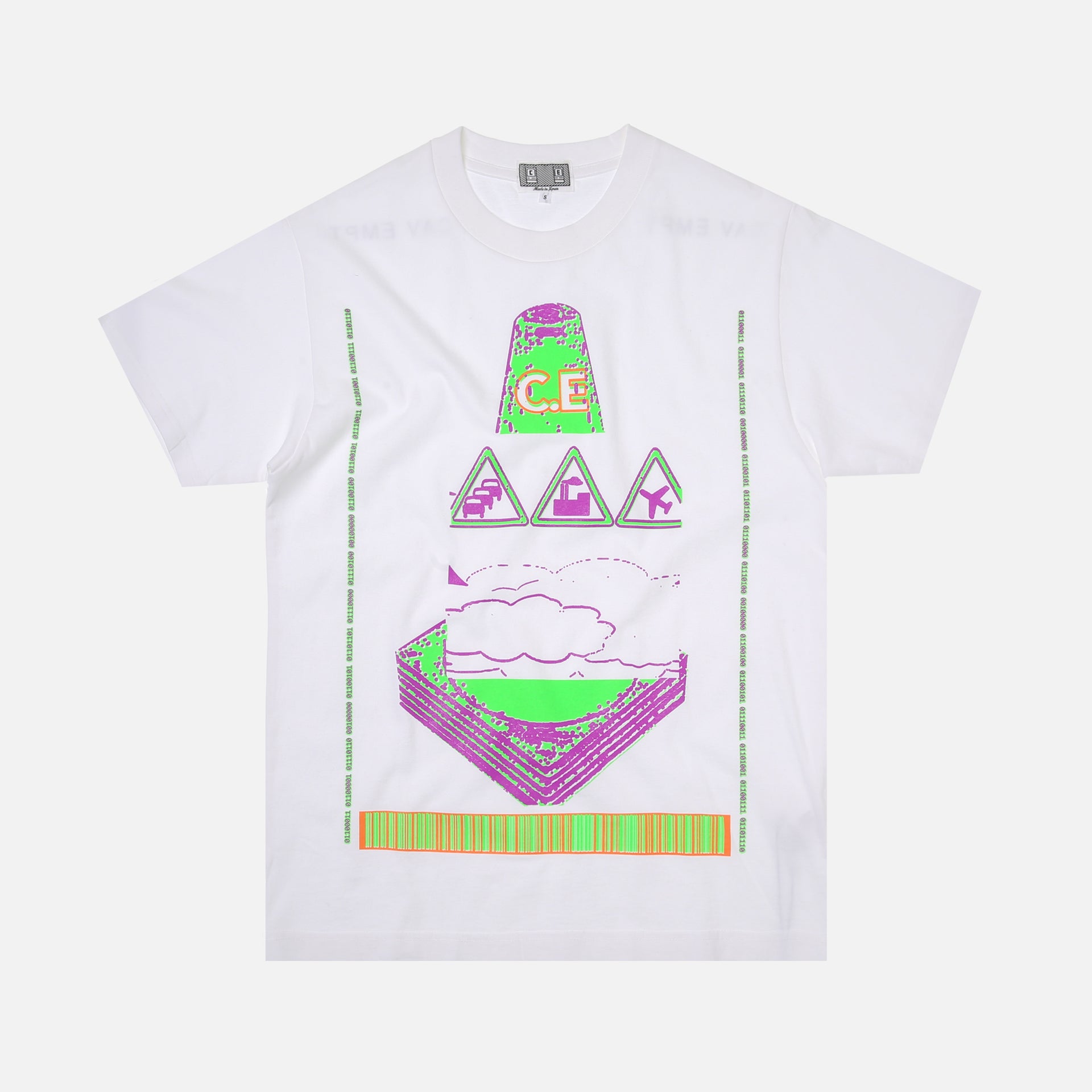 Cav Empt C.E. Cone Tee - White