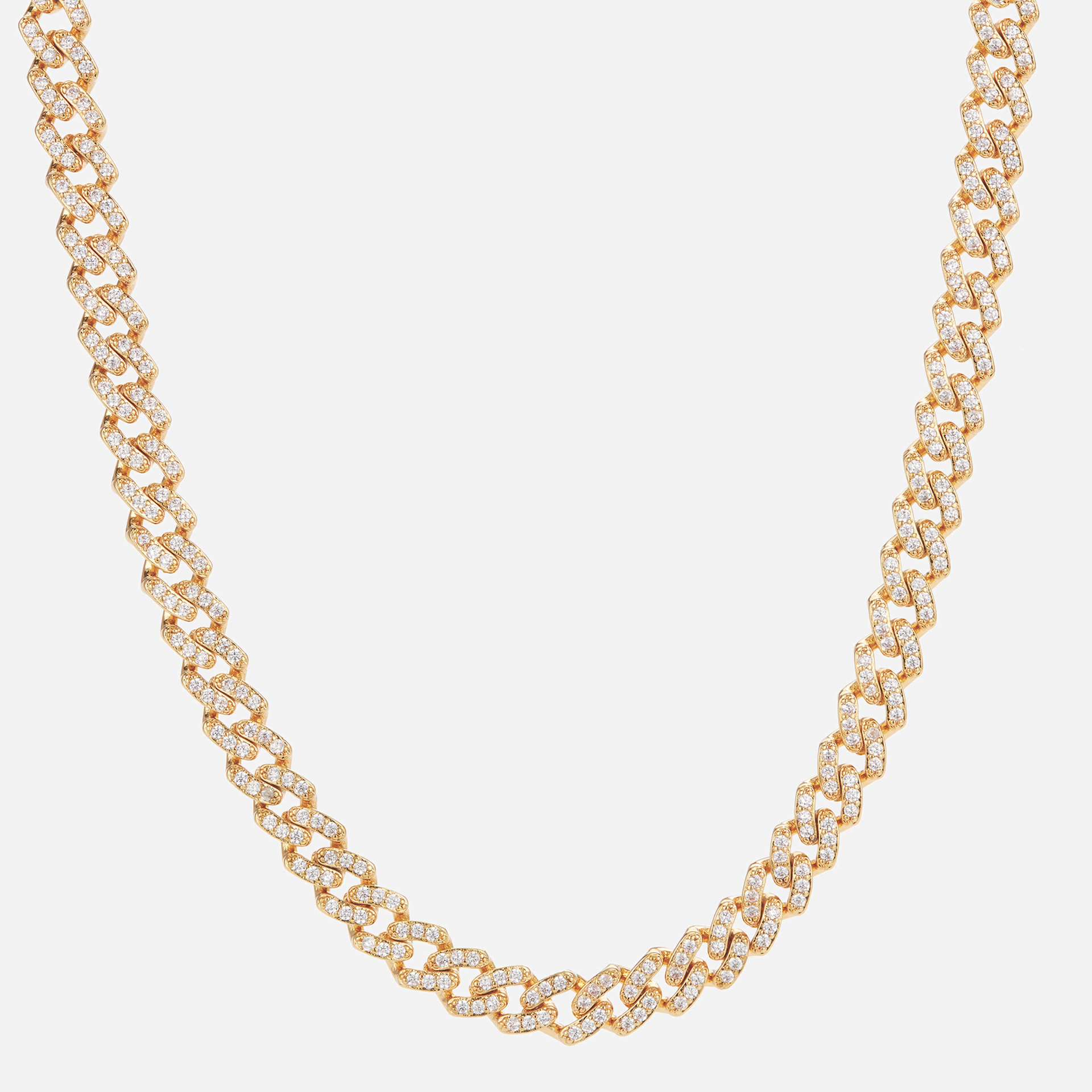 Crystal Haze Mexican Chain - Gold