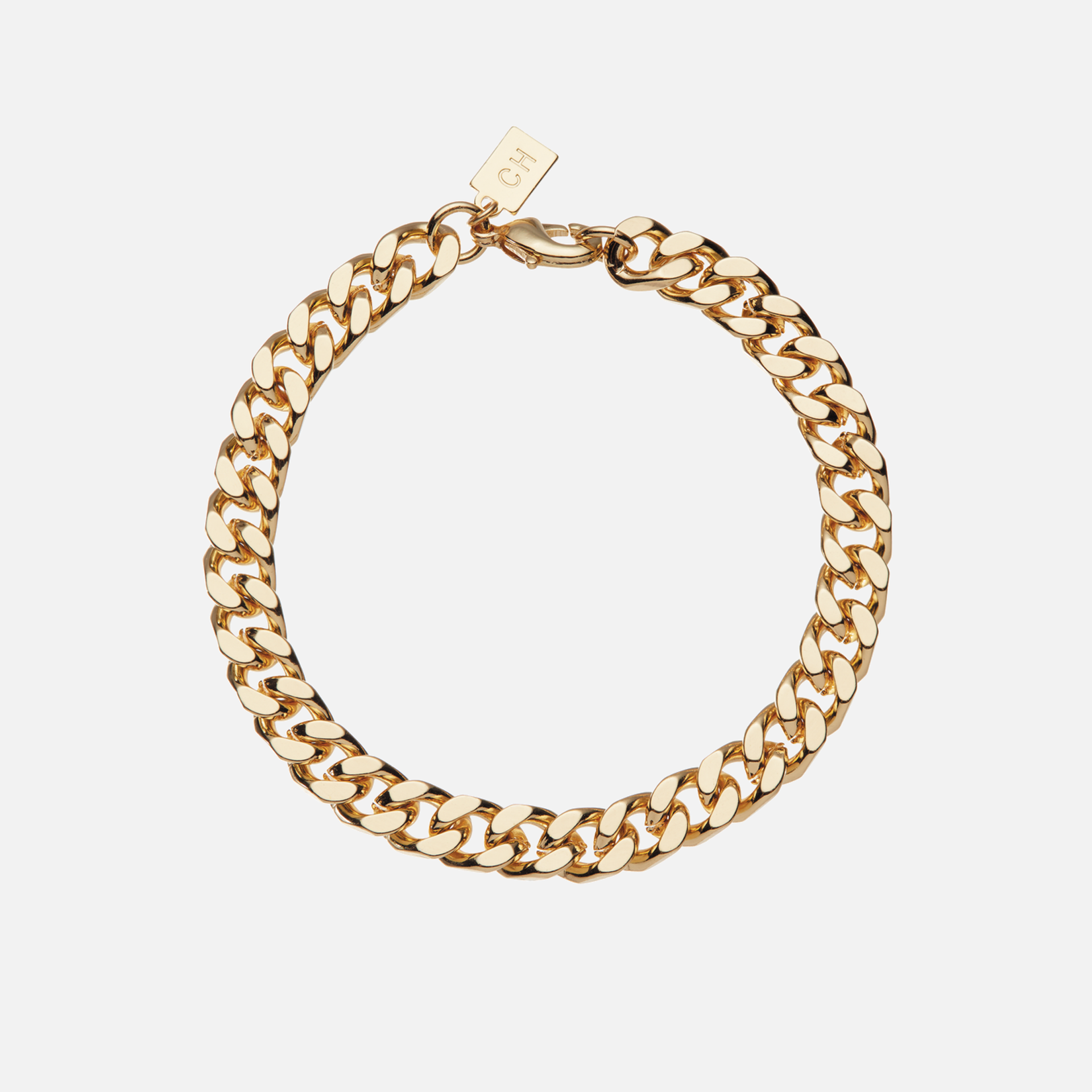 Crystal Haze Plain Jane Bracelet - Gold