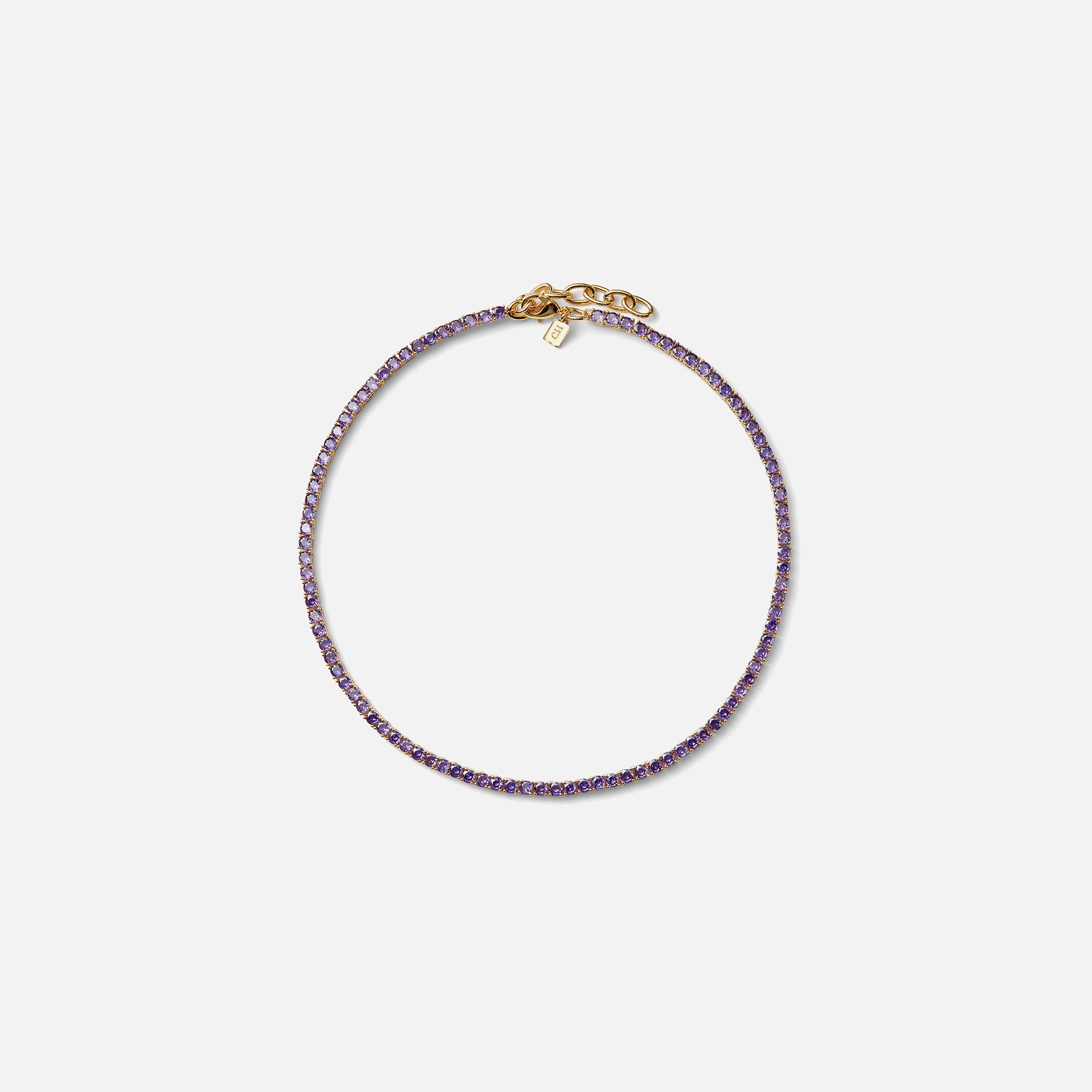 Crystal Haze Serena Necklace - Lavender