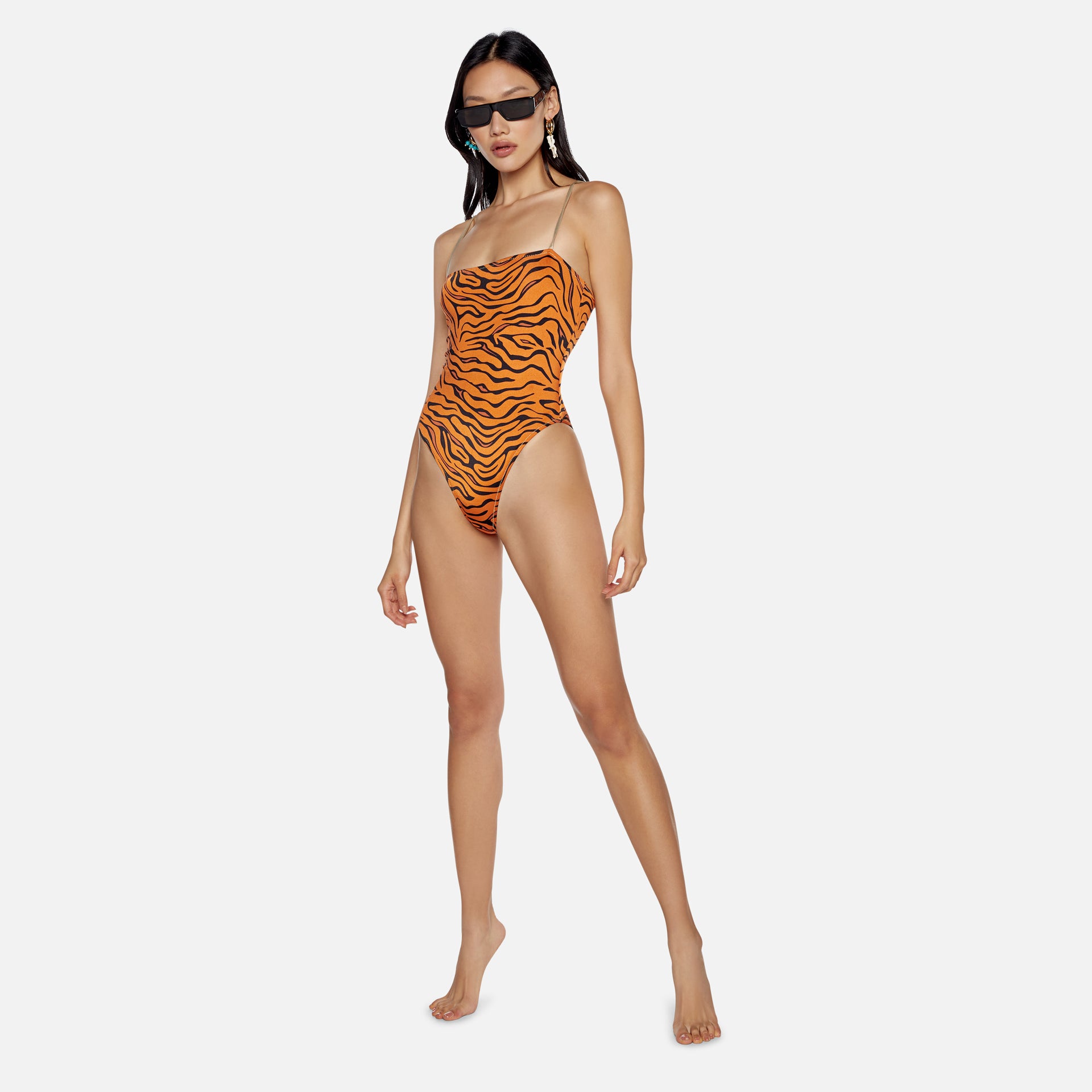 Reina Olga Chloe Swimsuit - Tiger Print