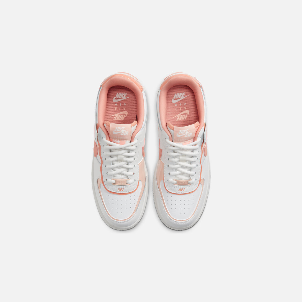 Nike Women's Air Force 1 Shadow Summit White/Pink Quartz-Washed