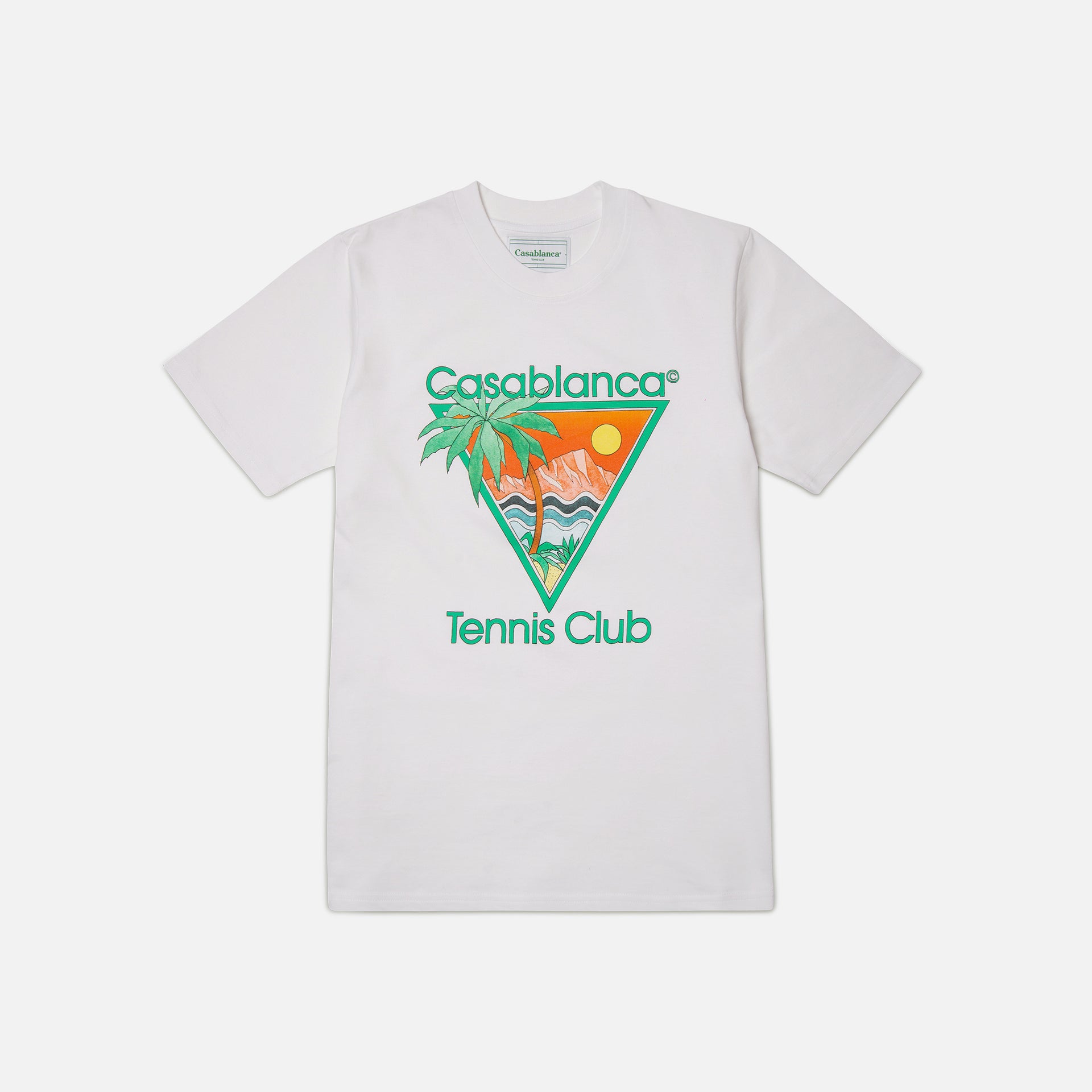 Casablanca Tennis Club Icon Tee - White