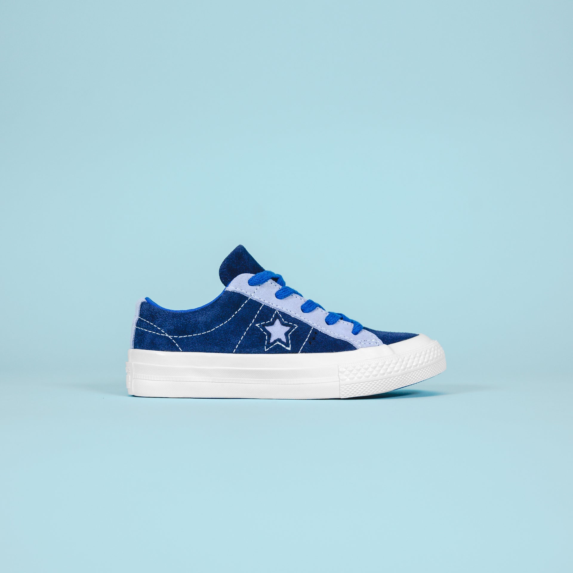 Converse Kids One Star OX - Navy / Purple