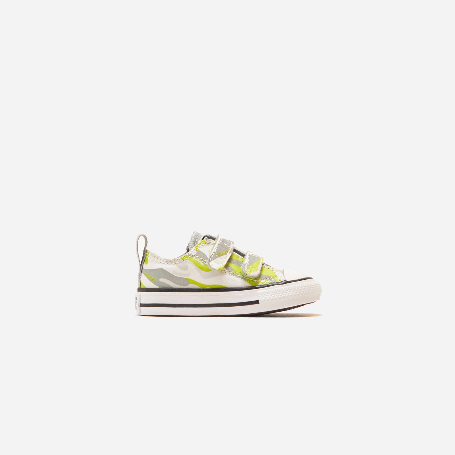 Converse Chuck Taylor All Star Toddler 2V Hybrid Camo - White / Ash Stone / Lime Twist