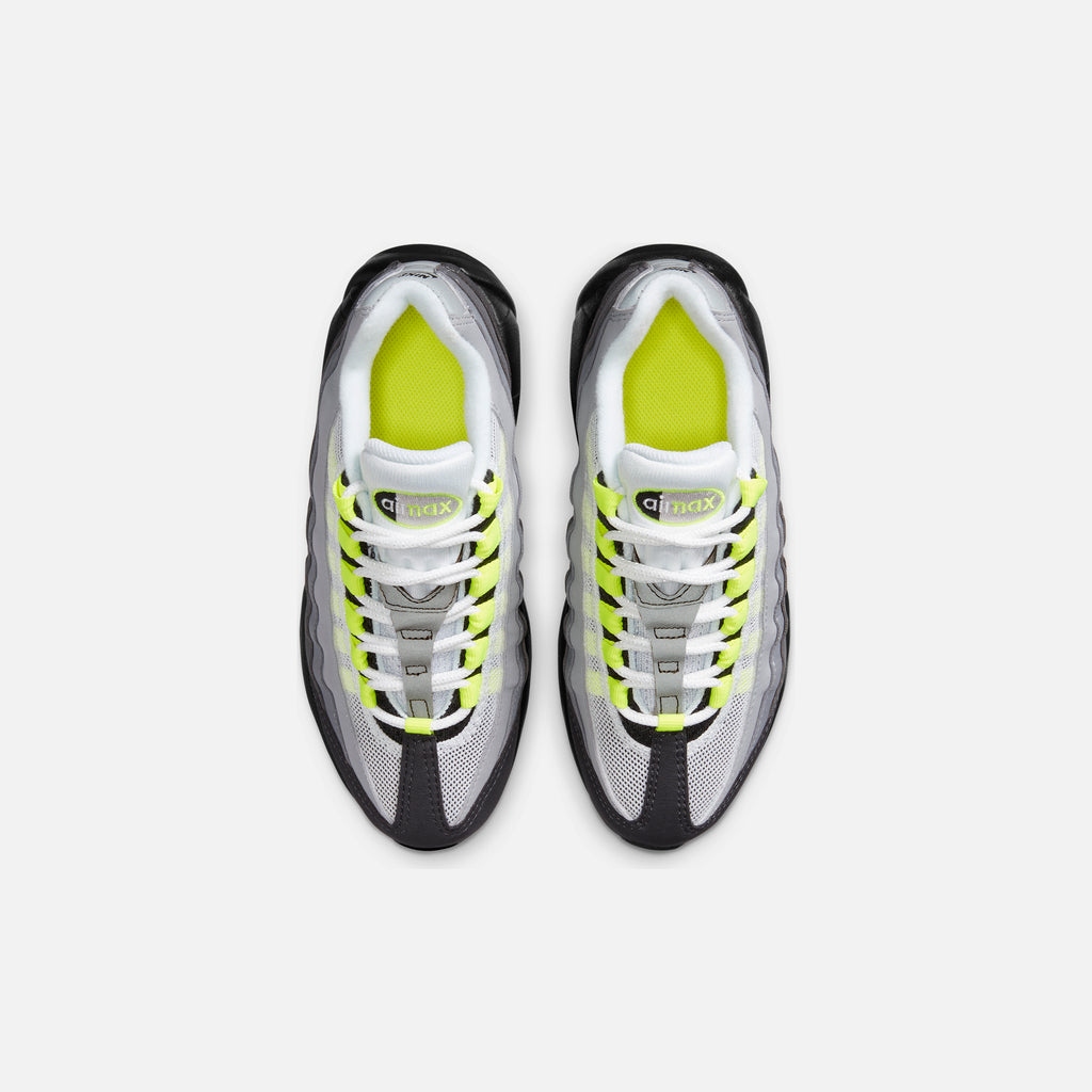 Nike Grade School Air Max 95 OG - Black / Neon Yellow / Light Graphite