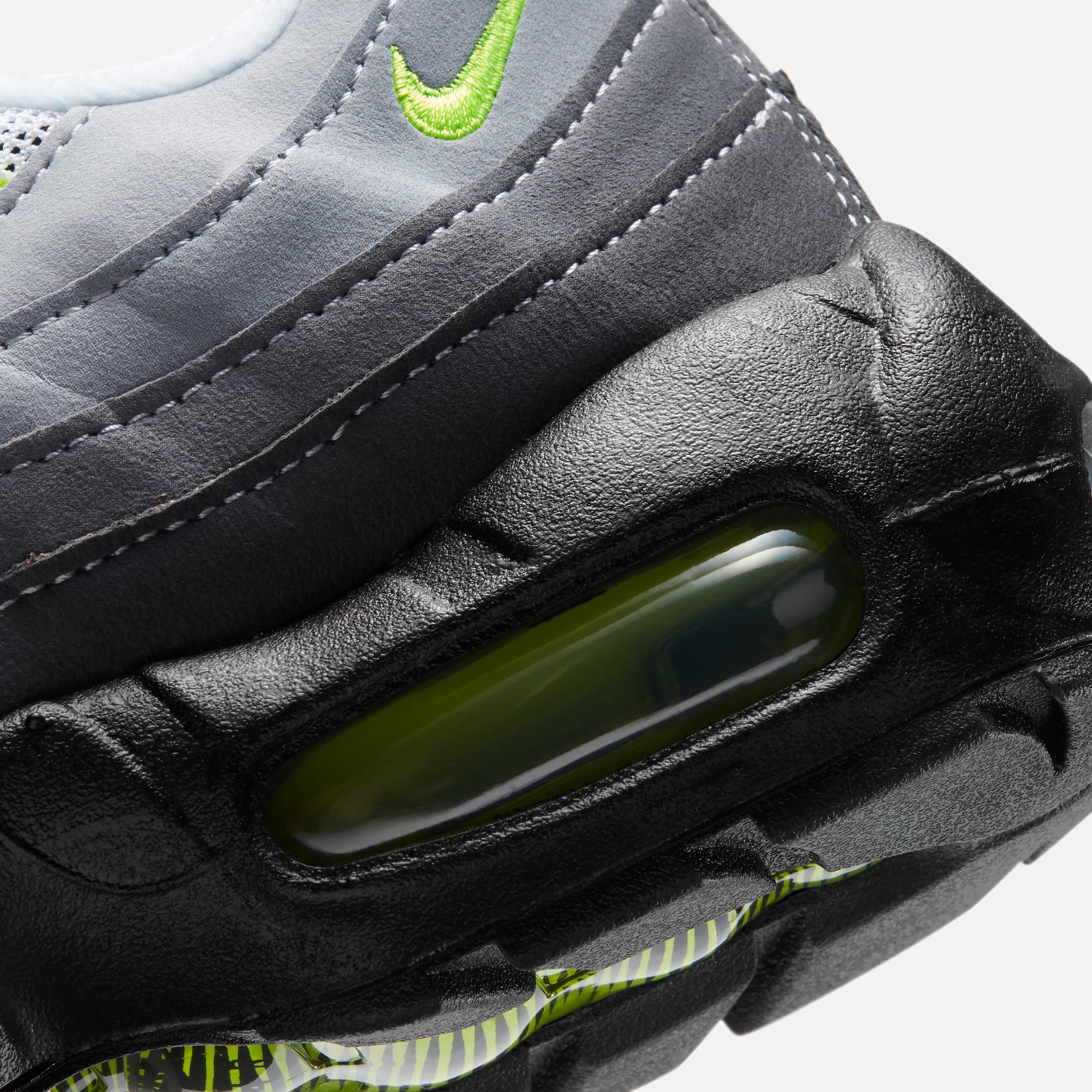 Nike Grade School Air Max 95 OG - Black / Neon Yellow / Light Graphite
