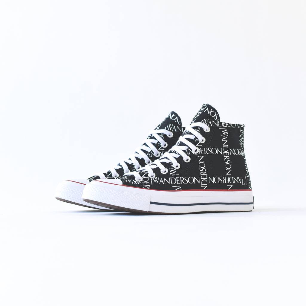Converse x JW Anderson Chuck 70 High Black White Insignia Red Kith