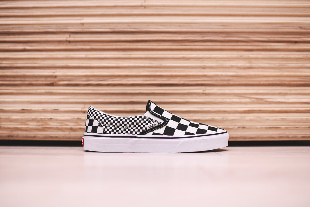 VANS TD Classic Slip-On - Checkerboard / Dusty Blue – Kith