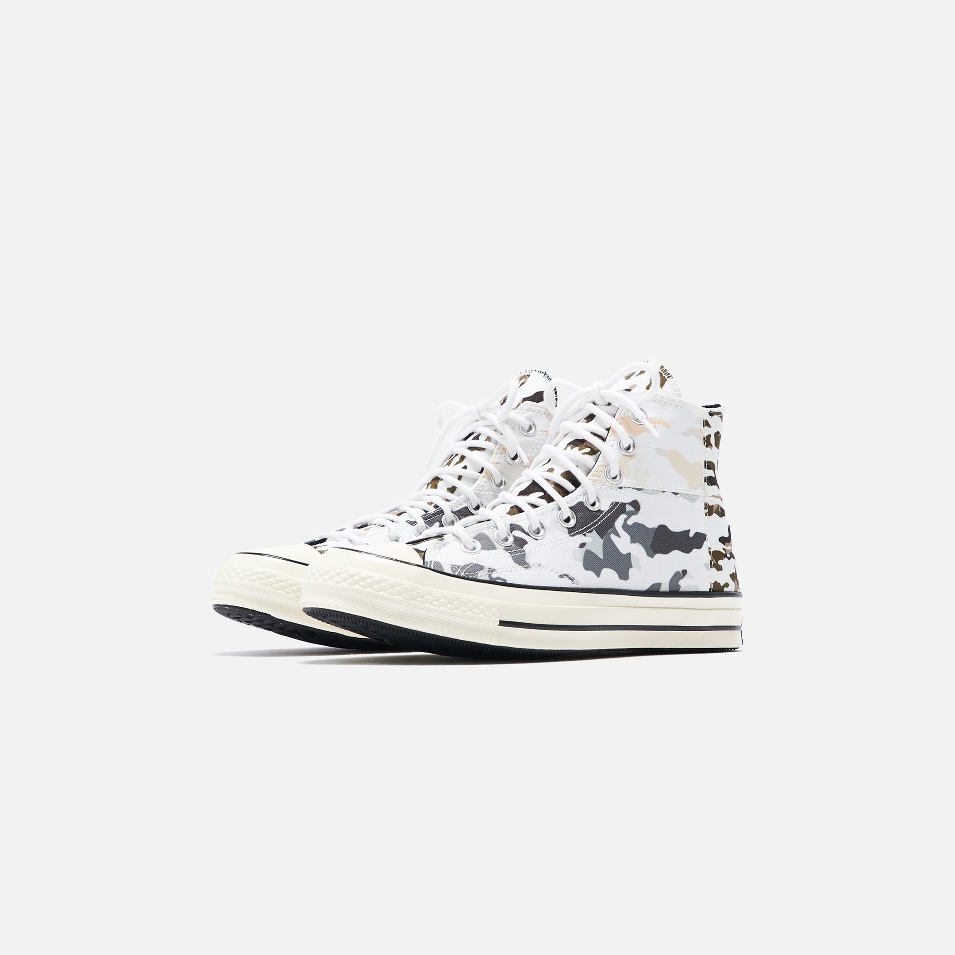 Converse Chuck 70 Blocked Camo - White / Carbon Grey / Egret