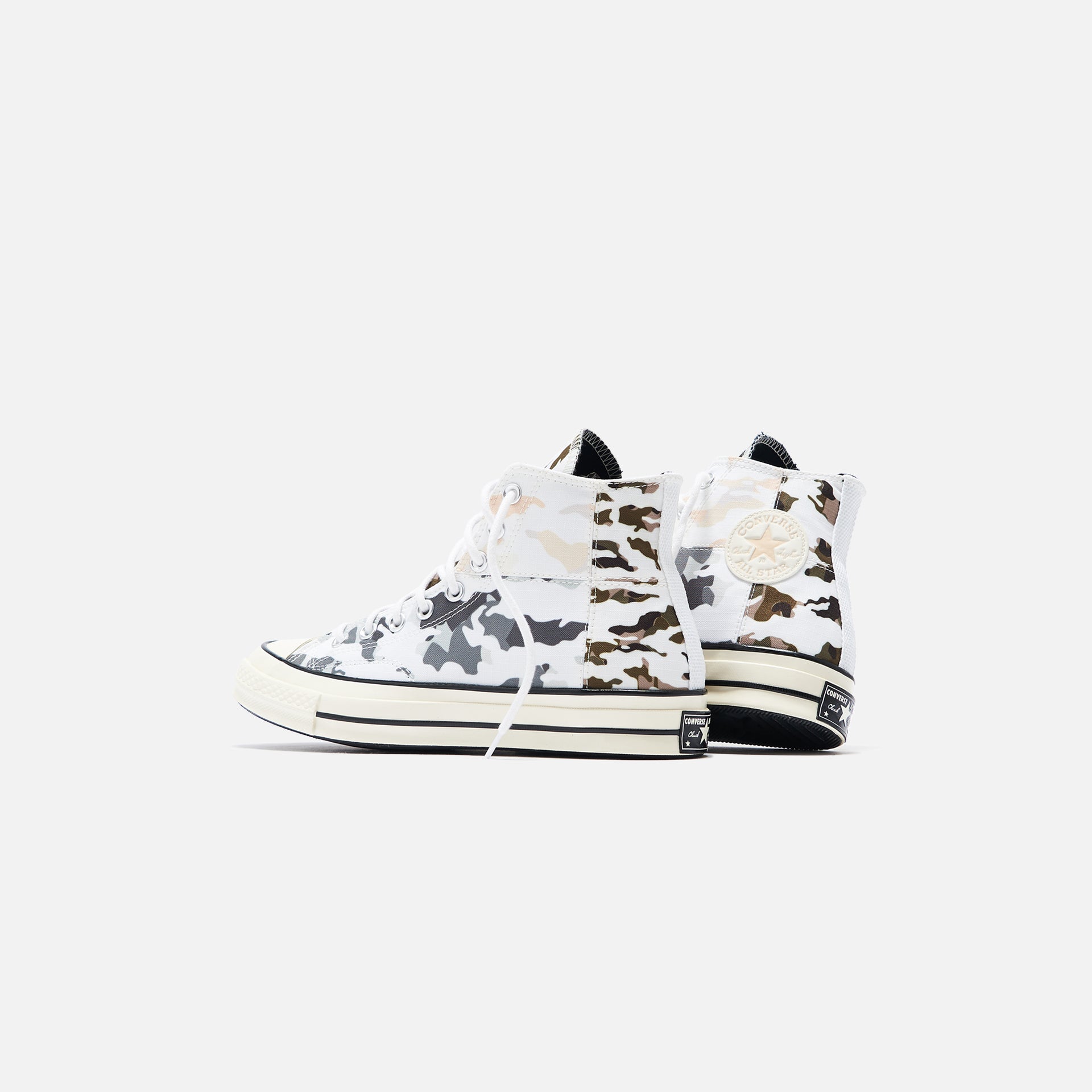 Converse Chuck 70 Blocked Camo - White / Carbon Grey / Egret