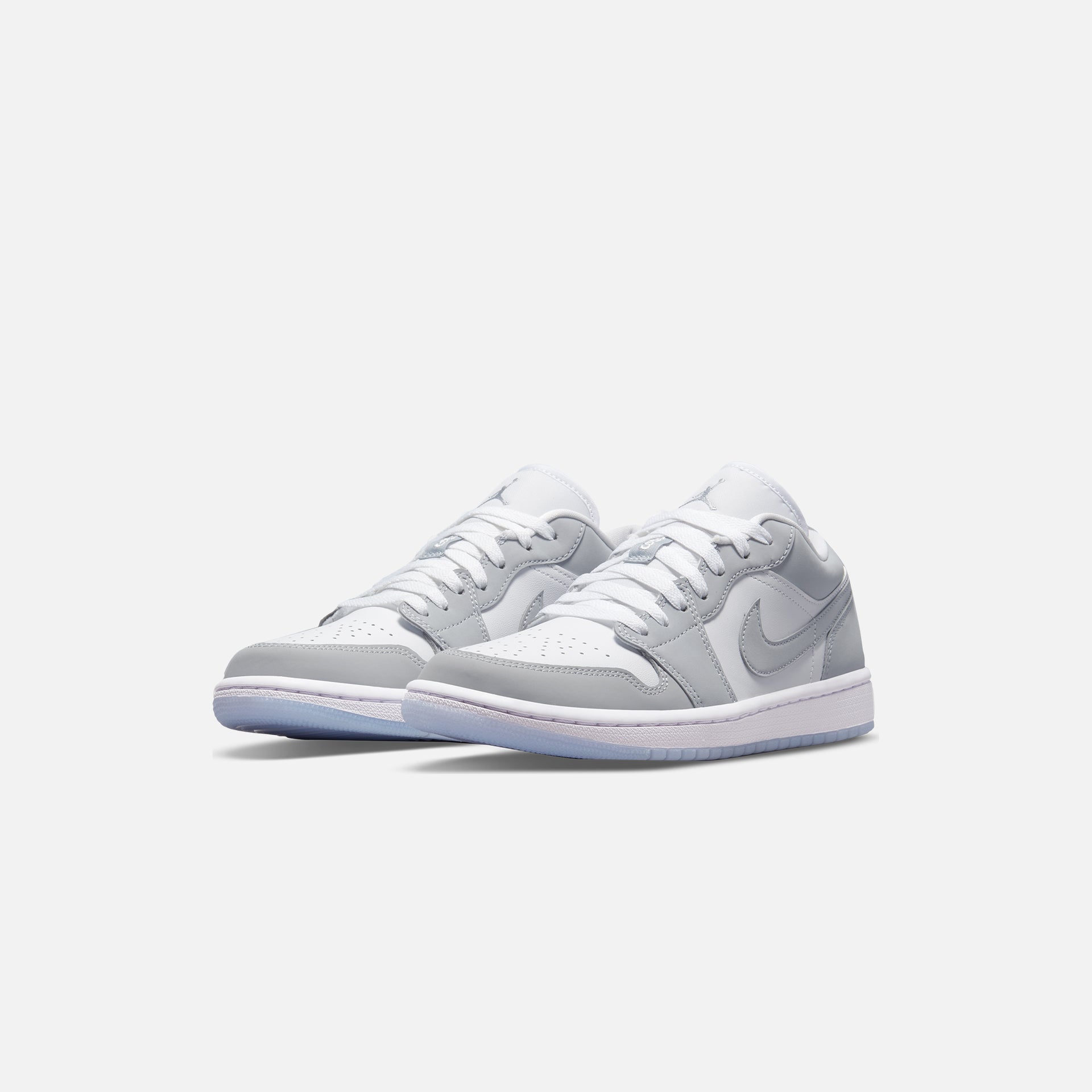 Nike WMNS Air Jordan 1 Low - White / Wolf Grey / Aluminum