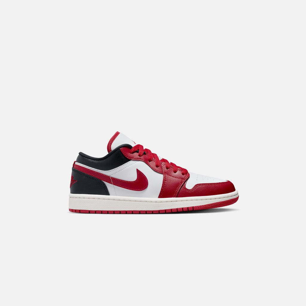 Nike Jordan 1 Low White / Gym Red / Black – Kith