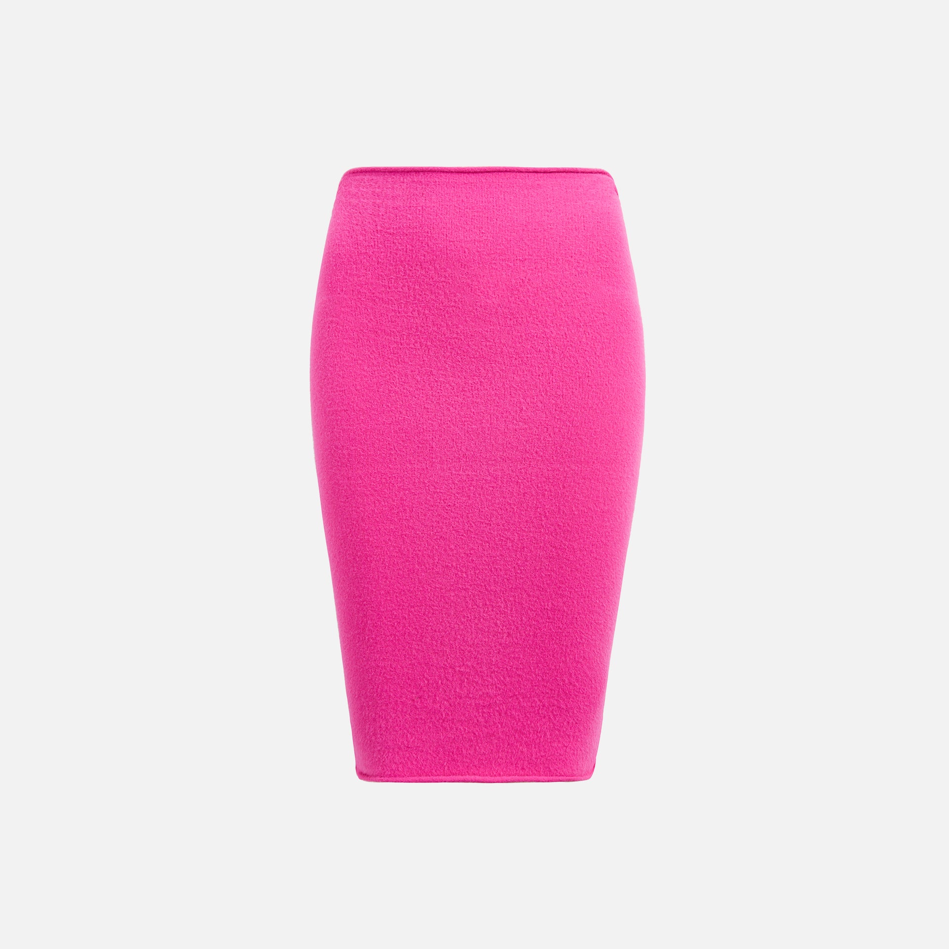 GUIZIO Sweet Knit Midi Skirt - Fuchsia