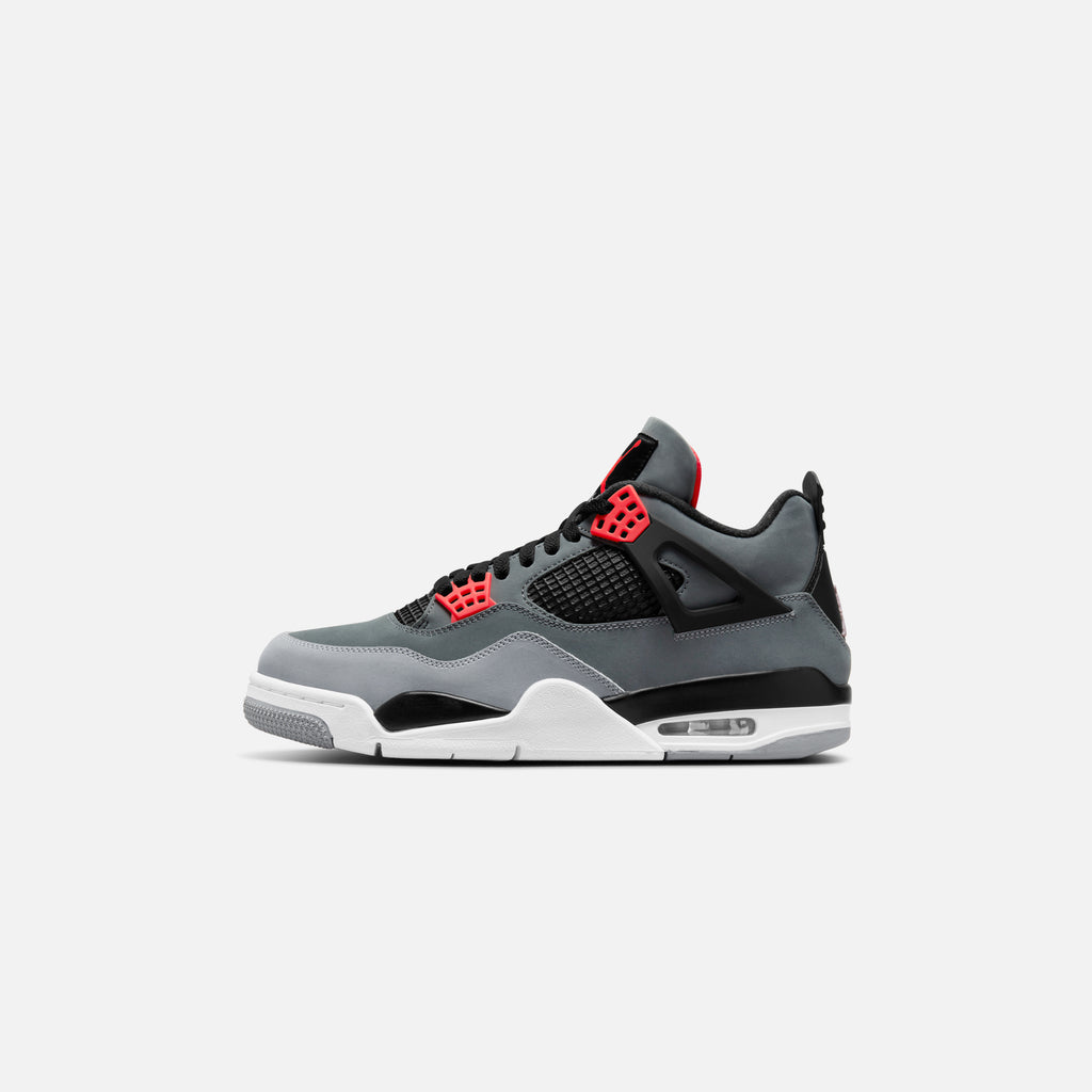 Nike Air Jordan 4 Retro - Dark Grey / Infrared / Black / Cement – Kith