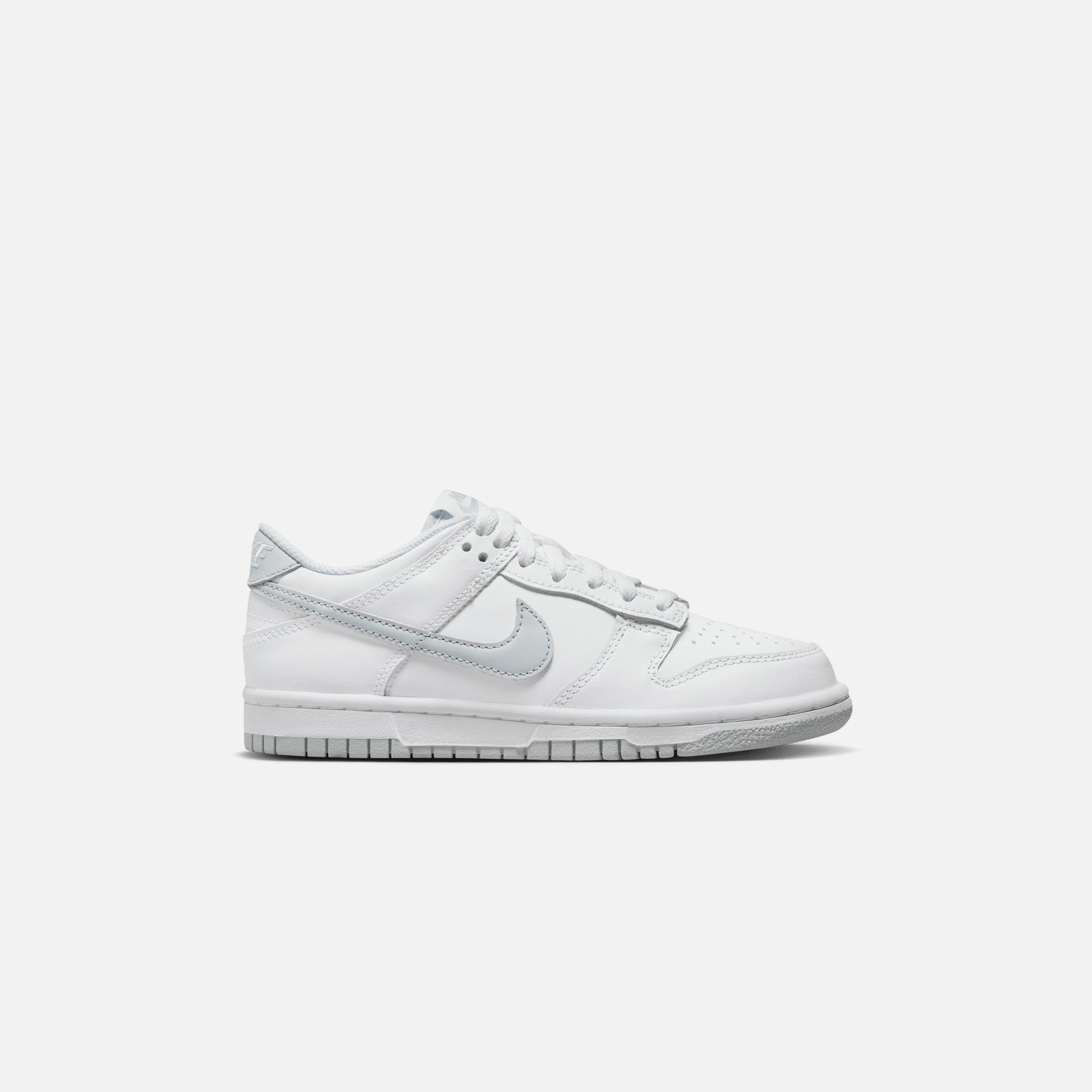 Nike Grade School Dunk Low - White / Pure Platinum