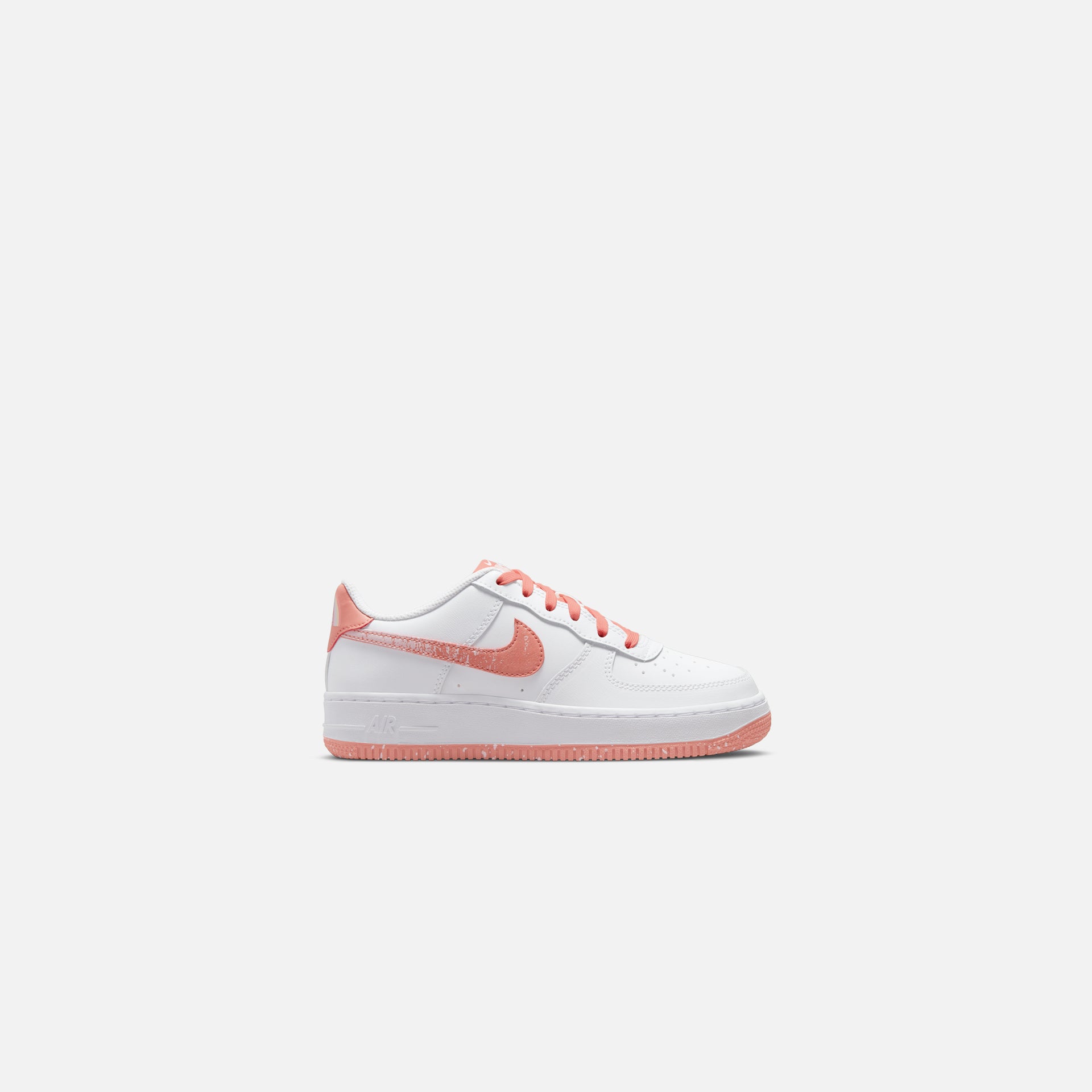 Nike GS Air Force 1 LV8 - White / Light Madder Root / Aura