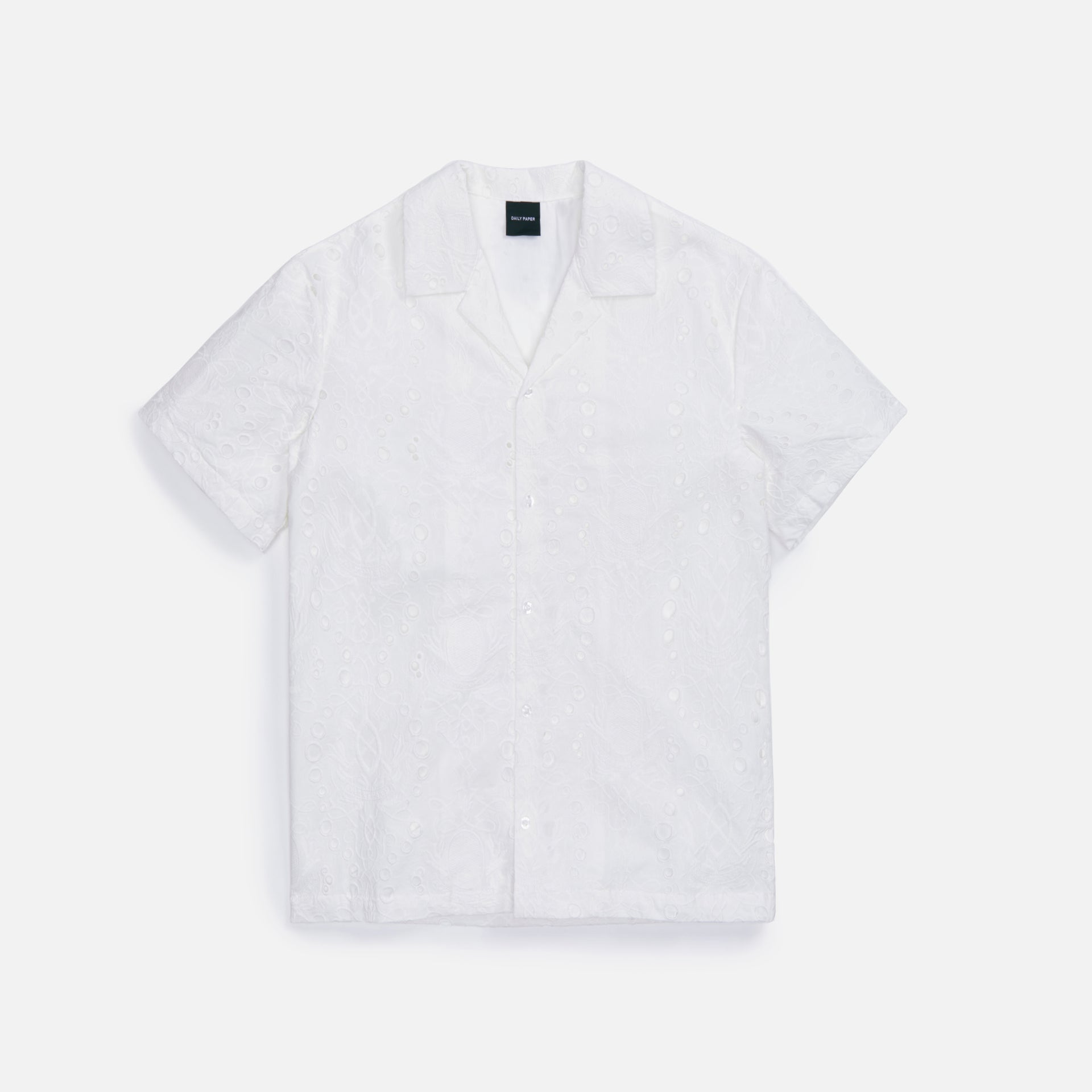 Daily Paper Kovan Lace Button Ups - White